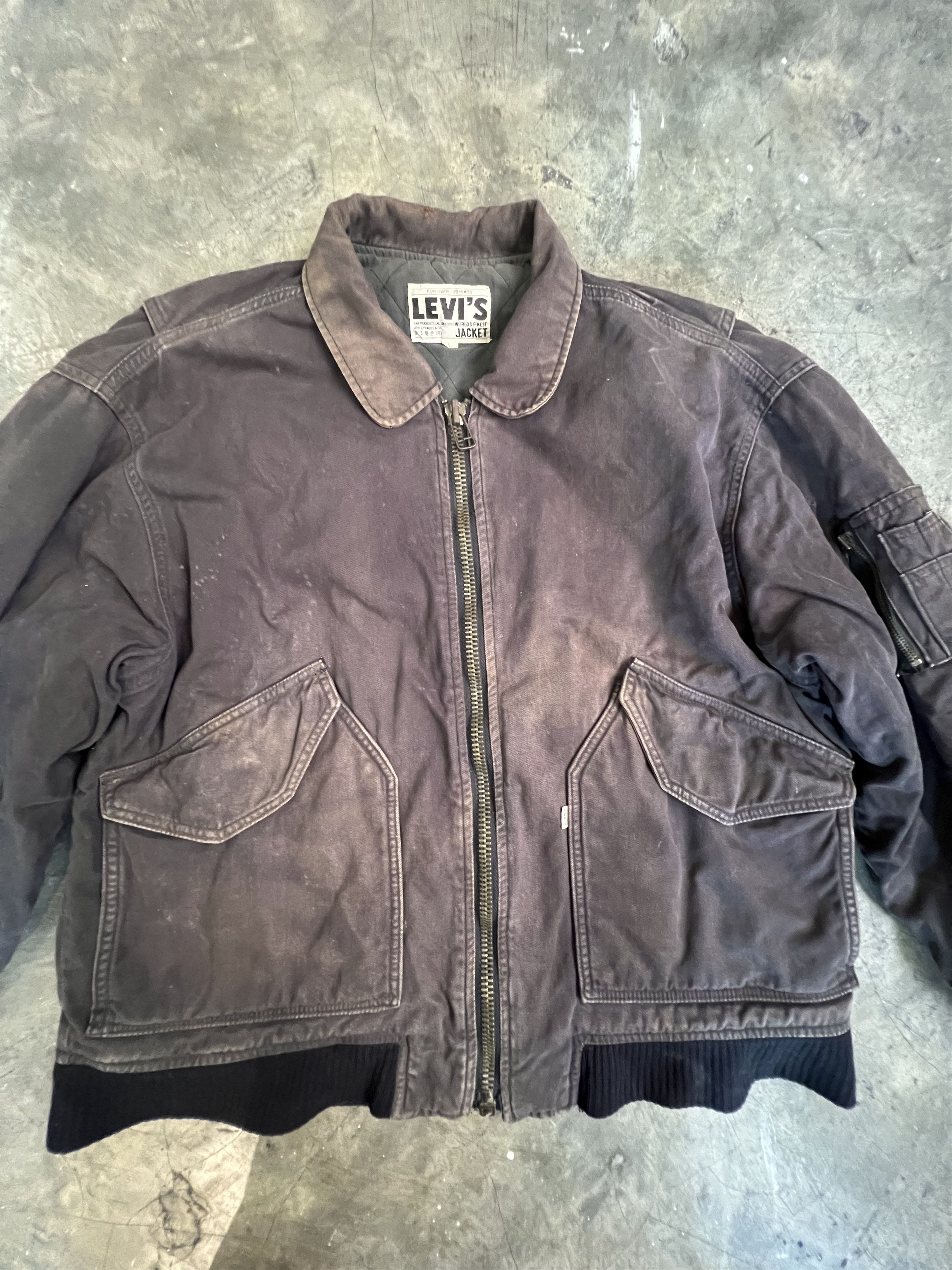 Levi's vintage levi’s bombers Flight Jacket Size US XL / EU 56 / 4 - 2 Thumbnail