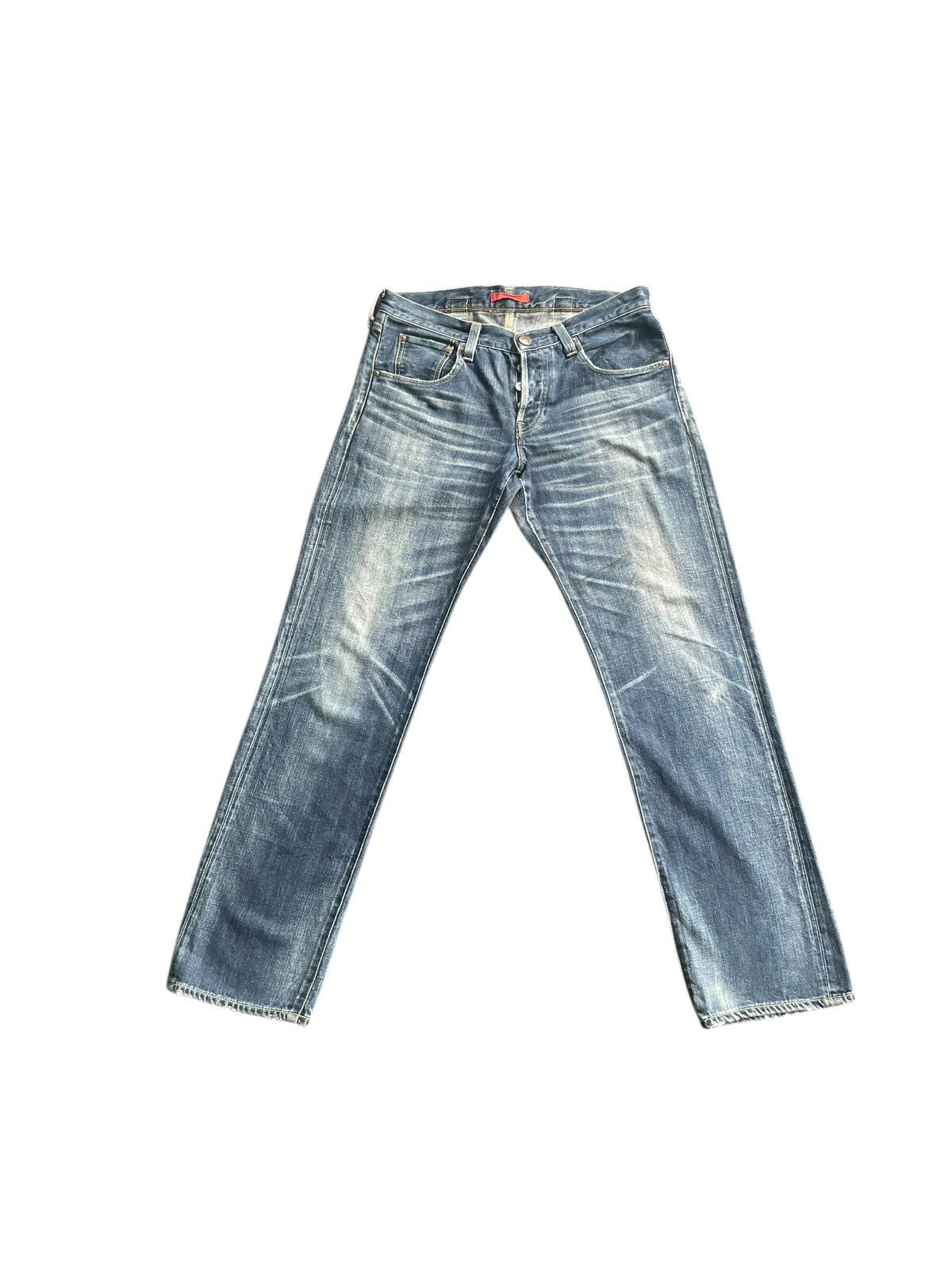 Japanese Brand Red Card Japan Denim Size US 32 / EU 48 - 1 Thumbnail