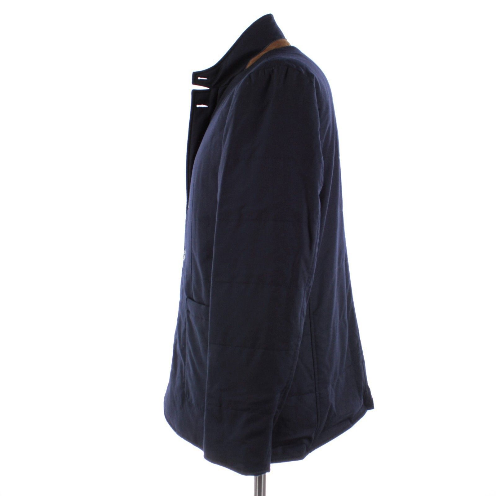 Zanella Zanella Coat Size L US In Blue Wool Size US L / EU 52-54 / 3 - 4 Thumbnail