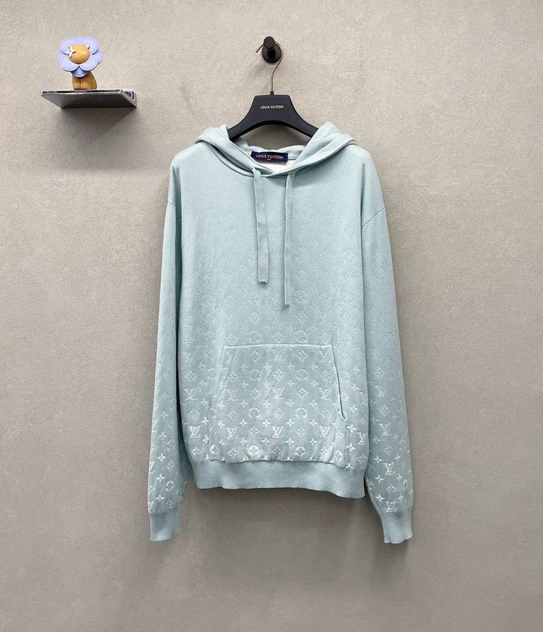 Louis Vuitton Gradient logo blue sweatshirt