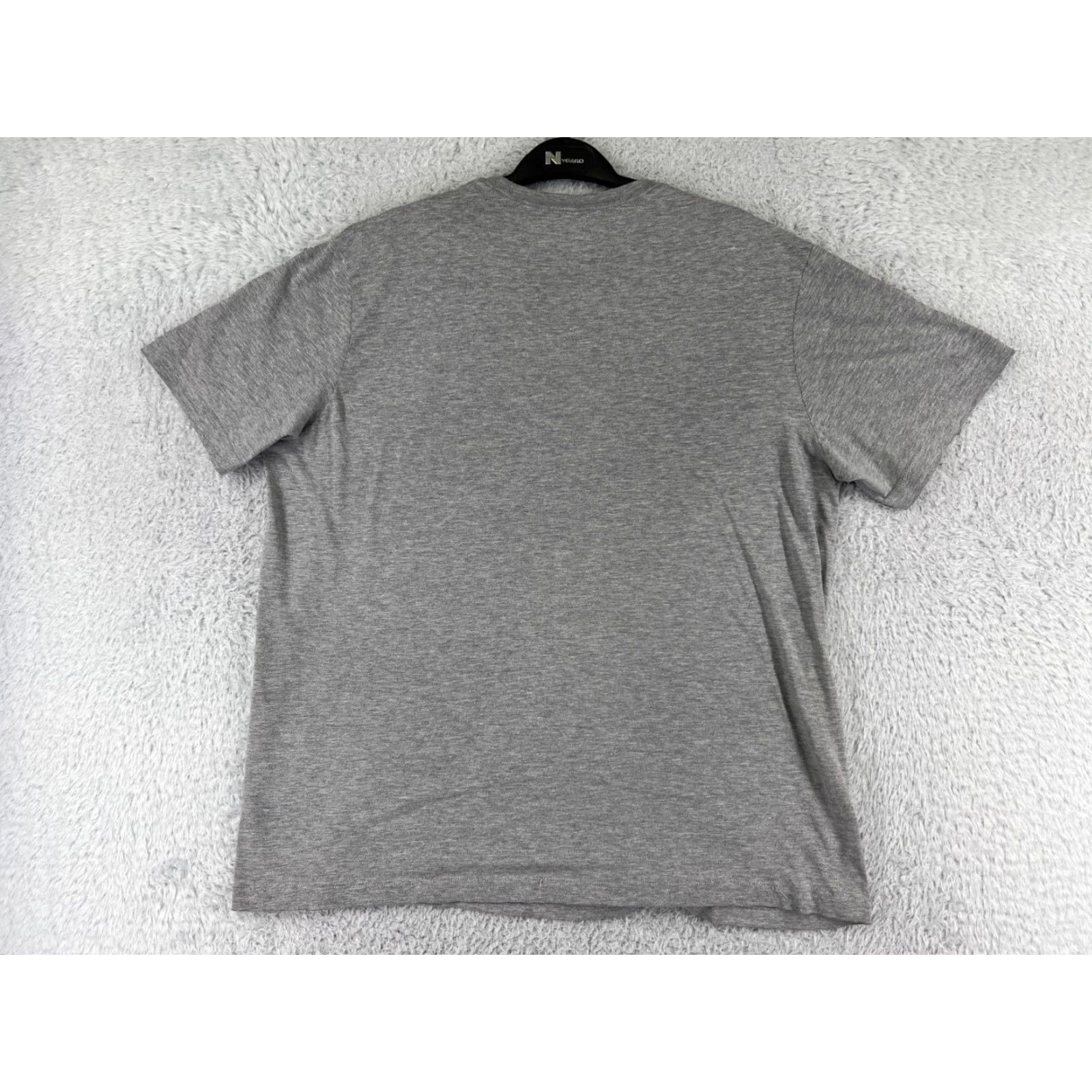 Nike Nike Men’s Gray Logo Graphic Short Sleeve T-Shirt 100% Cotton Crew Neck Sports Activewear Regular Size Large Size US L / EU 52-54 / 3 - 2 Thumbnail