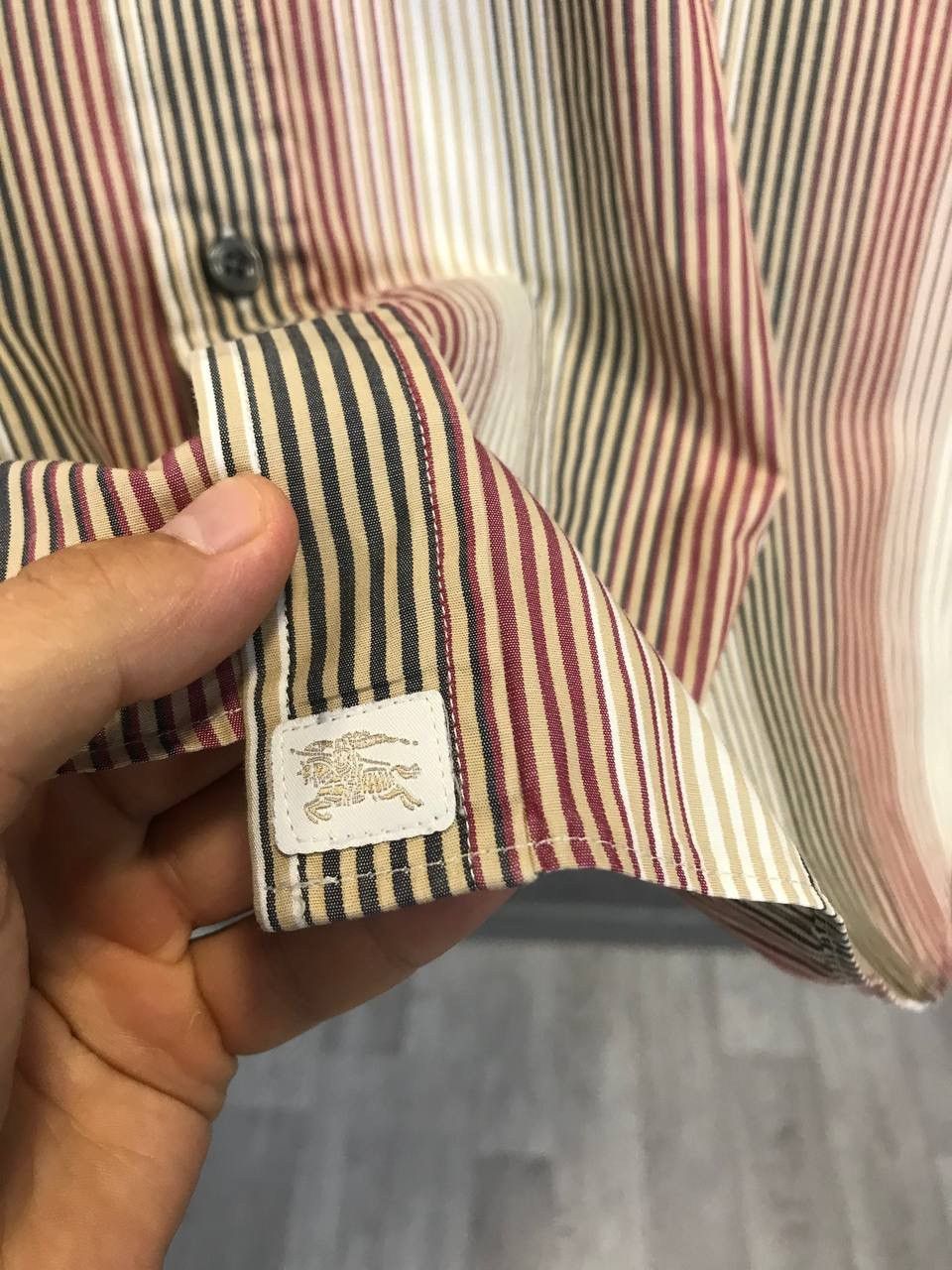 Burberry Burberry luxury designer striped shirt Size US L / EU 52-54 / 3 - 4 Thumbnail