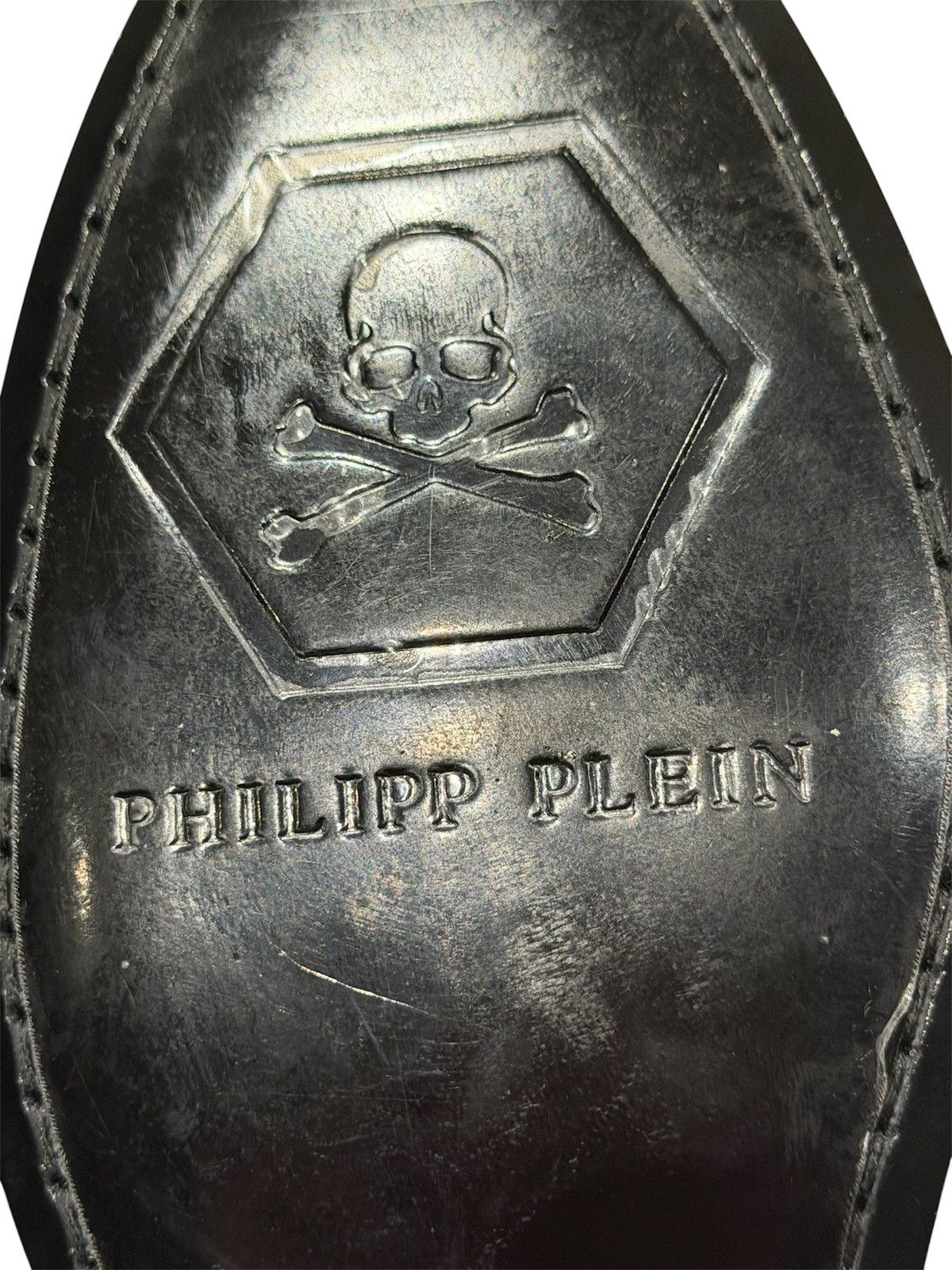 Philipp Plein Philipp Plein Velvet Slip On Loafers With Rhinestones Size US 9 / EU 42 - 8 Thumbnail