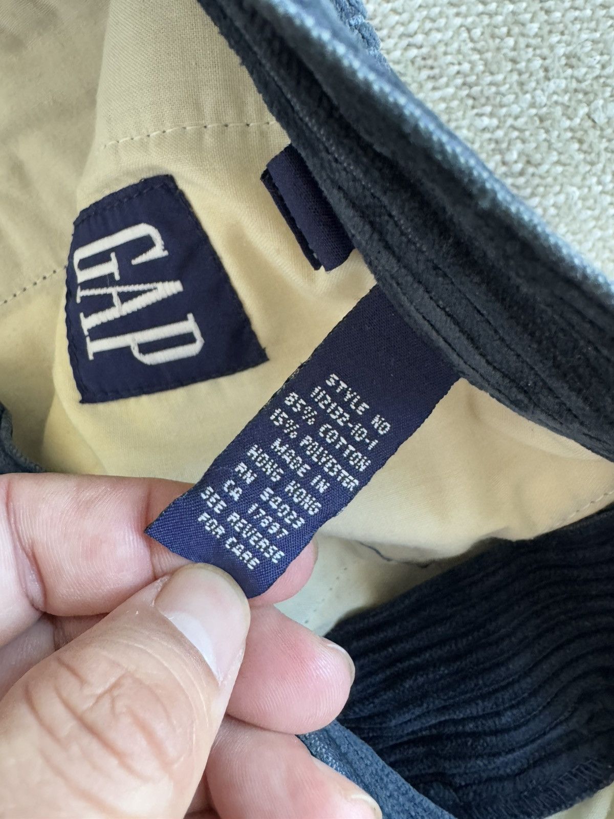 Gap × Vintage Vintage GAP blue corduroy pleated pants 80s sz 31 Size US 31 - 7 Thumbnail