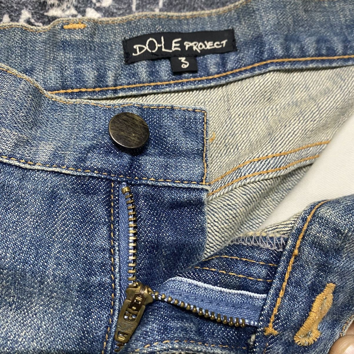 Japanese Brand Dole Project Damage Jeans Size US 34 / EU 50 - 22 Thumbnail
