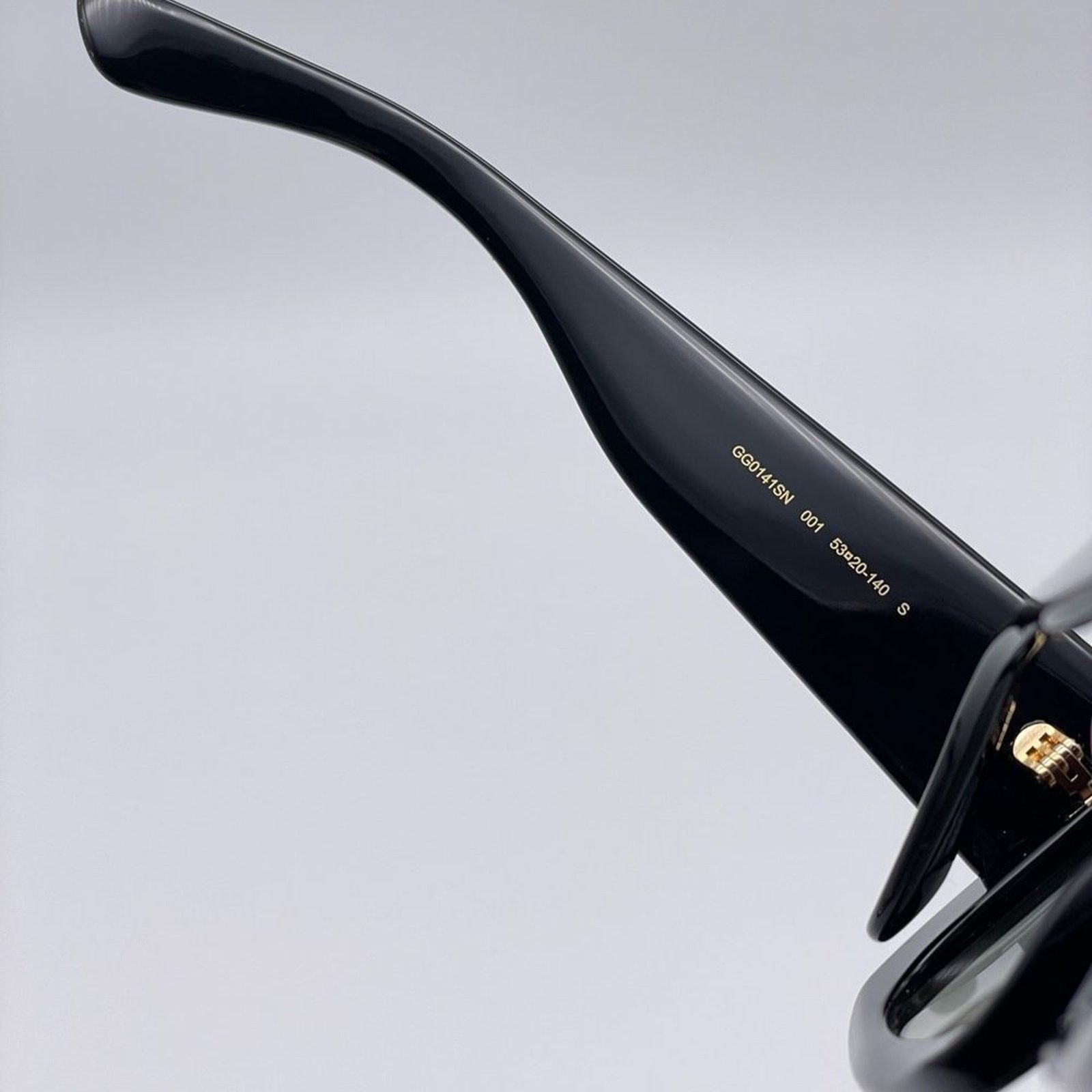 Gucci BRAND NEW GUCCI GG0141SN 001 Black/Grey Women Sunglasses Size ONE SIZE - 3 Thumbnail
