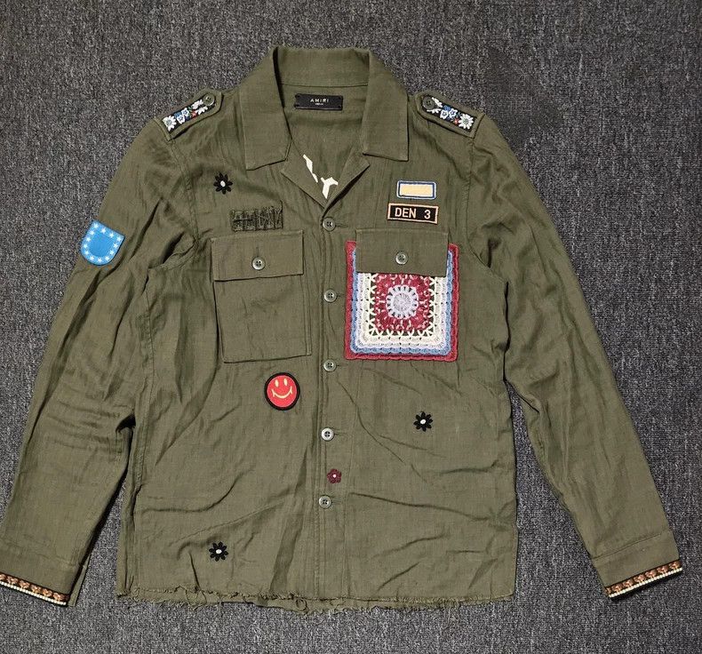 Amiri Amiri Badge Shirt 2505-Nextarrow Size US M / EU 48-50 / 2 - 3 Thumbnail