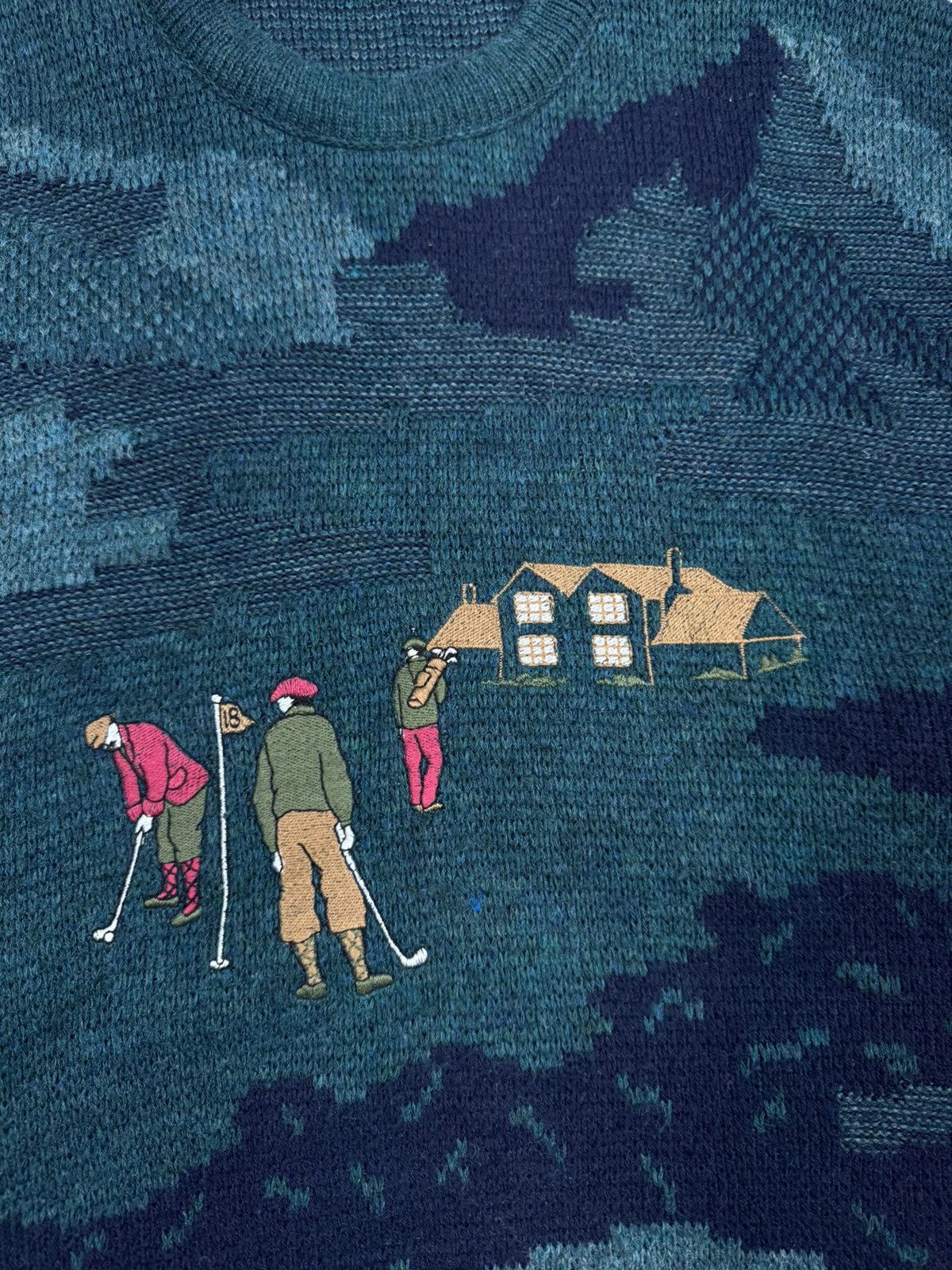 Vintage Men’s Vintage Rochford Golf Print Sweater size L Size US L / EU 52-54 / 3 - 4 Thumbnail