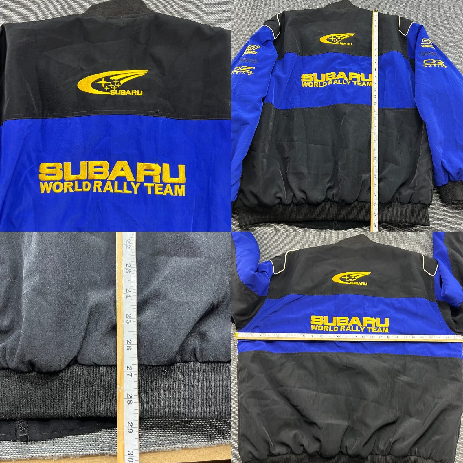 Vintage Subaru World Rally Team 555 STI Mens Jacket 2XL Racing WRC Black Blue Shirt Size US XXL / EU 58 / 5 - 8 Thumbnail