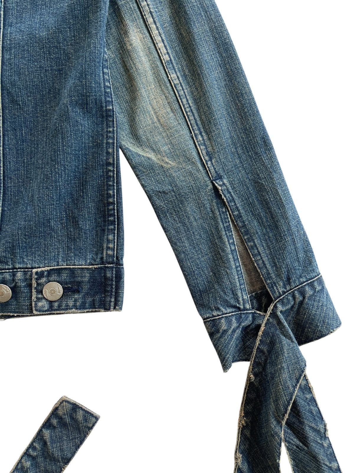 Vandalize Vandalize Distressed Bondage Denim Jacket Size M / US 6-8 / IT 42-44 - 13 Thumbnail