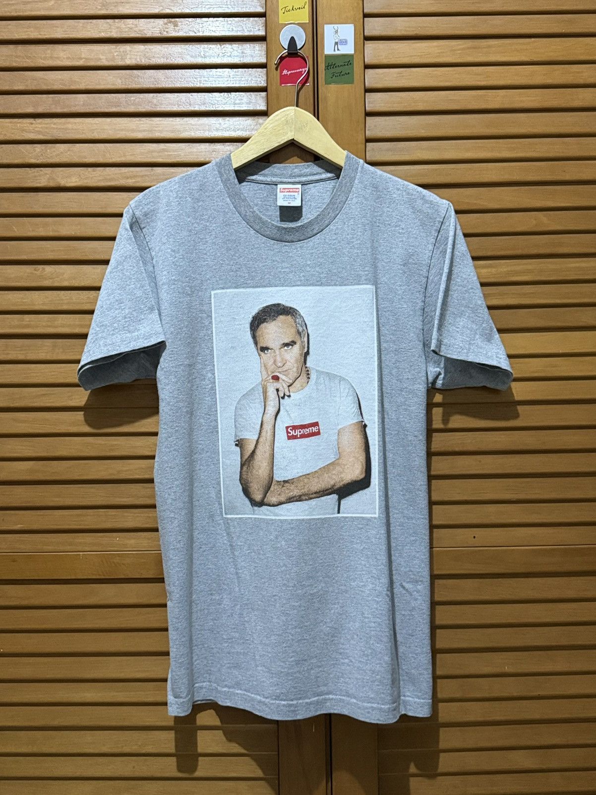 Supreme Supreme x Morissey Photo Tee Grey Size US M / EU 48-50 / 2 - 1 Thumbnail