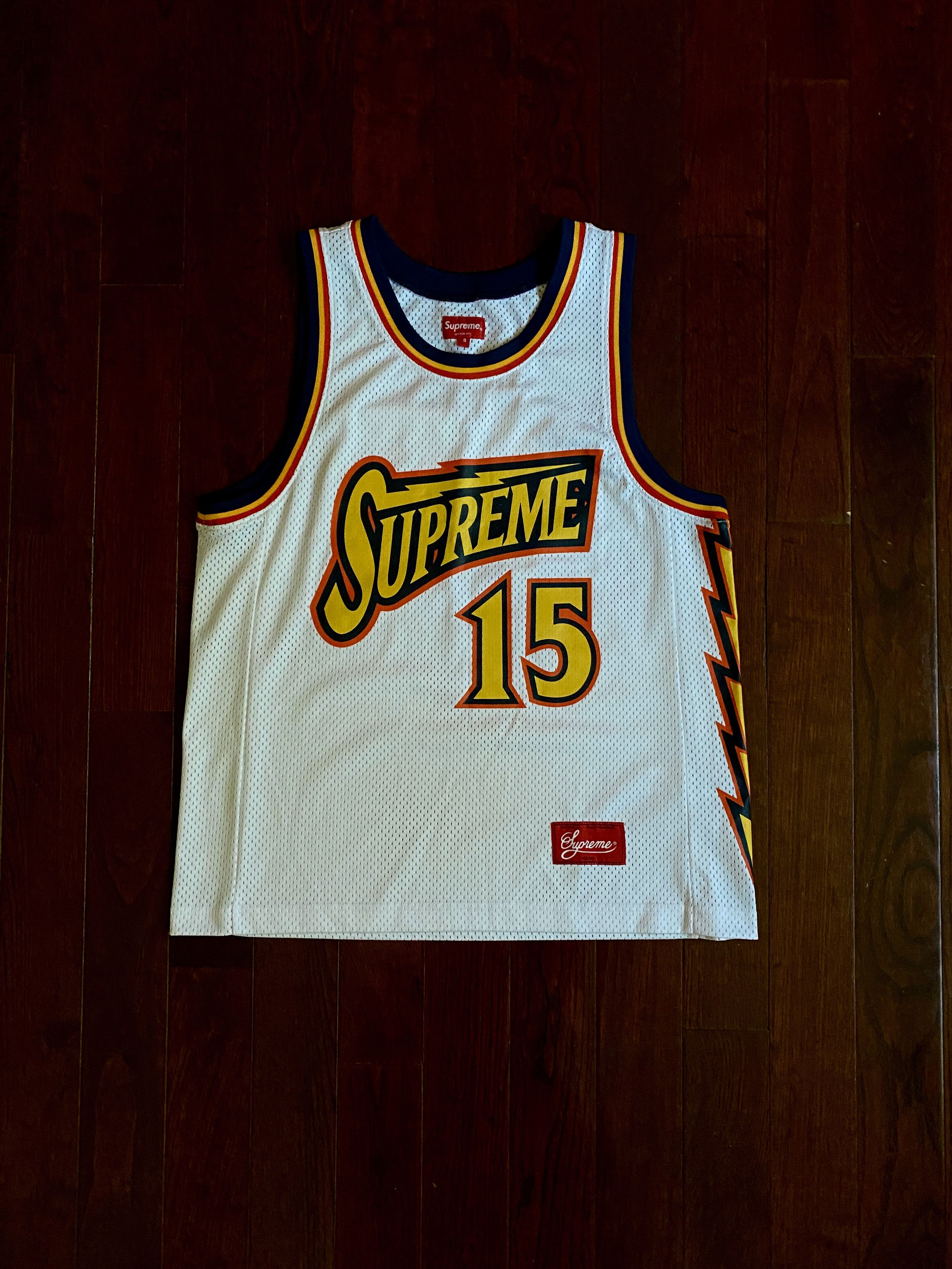 Supreme Bolt Basketball Jersey SS19 Size US S / EU 44-46 / 1 - 1 Thumbnail