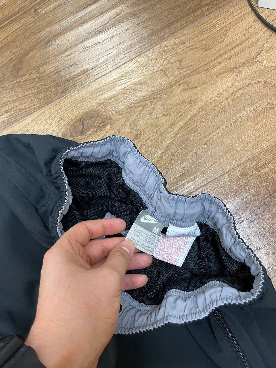 Nike × Vintage Vintage Nike Y2K Style 90’s Black Nylon Drill Pants Joggers Size US 32 / EU 48 - 12 Thumbnail