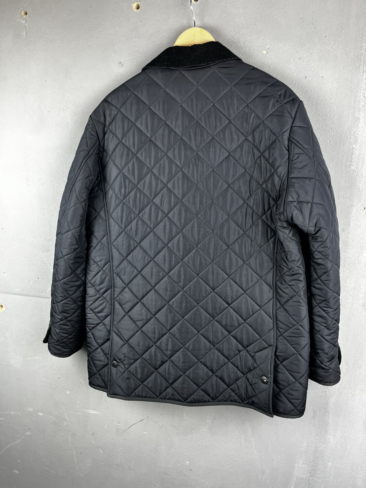 Barbour Men's Barbour Quilted Barden Black Jacket Size US L / EU 52-54 / 3 - 4 Thumbnail