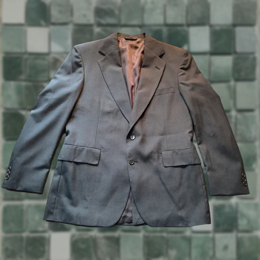 Vintage Adam Row Blazer Suit Sport Coat Jacket Mens 42 R Black Adams Row Blazer Jacket Mens 42 R Black Adams Size 42R - 1 Thumbnail