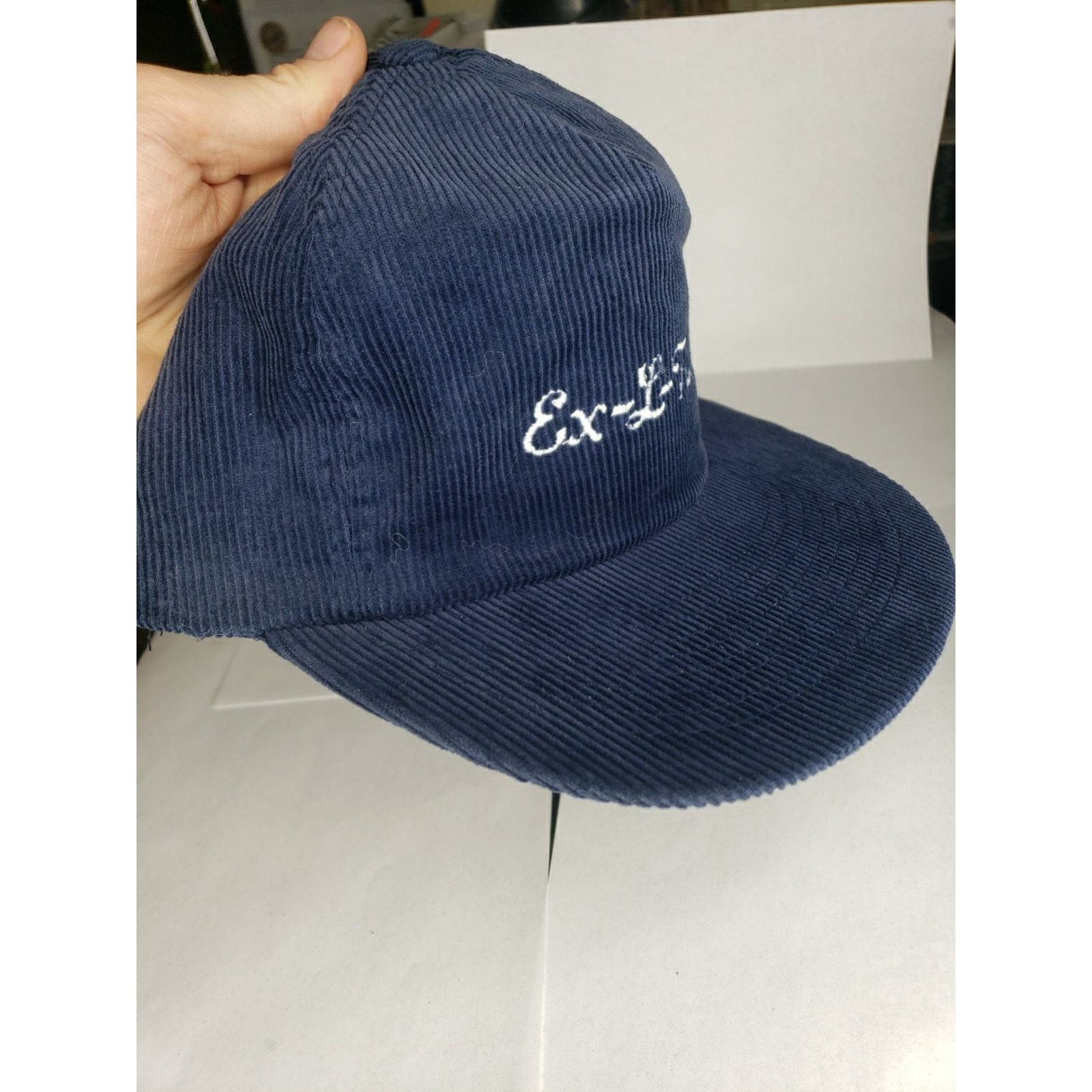 Ford Vintage 80s Ex-l-tube Pipe Corduroy Hat Vintage KCMO Size ONE SIZE - 4 Thumbnail