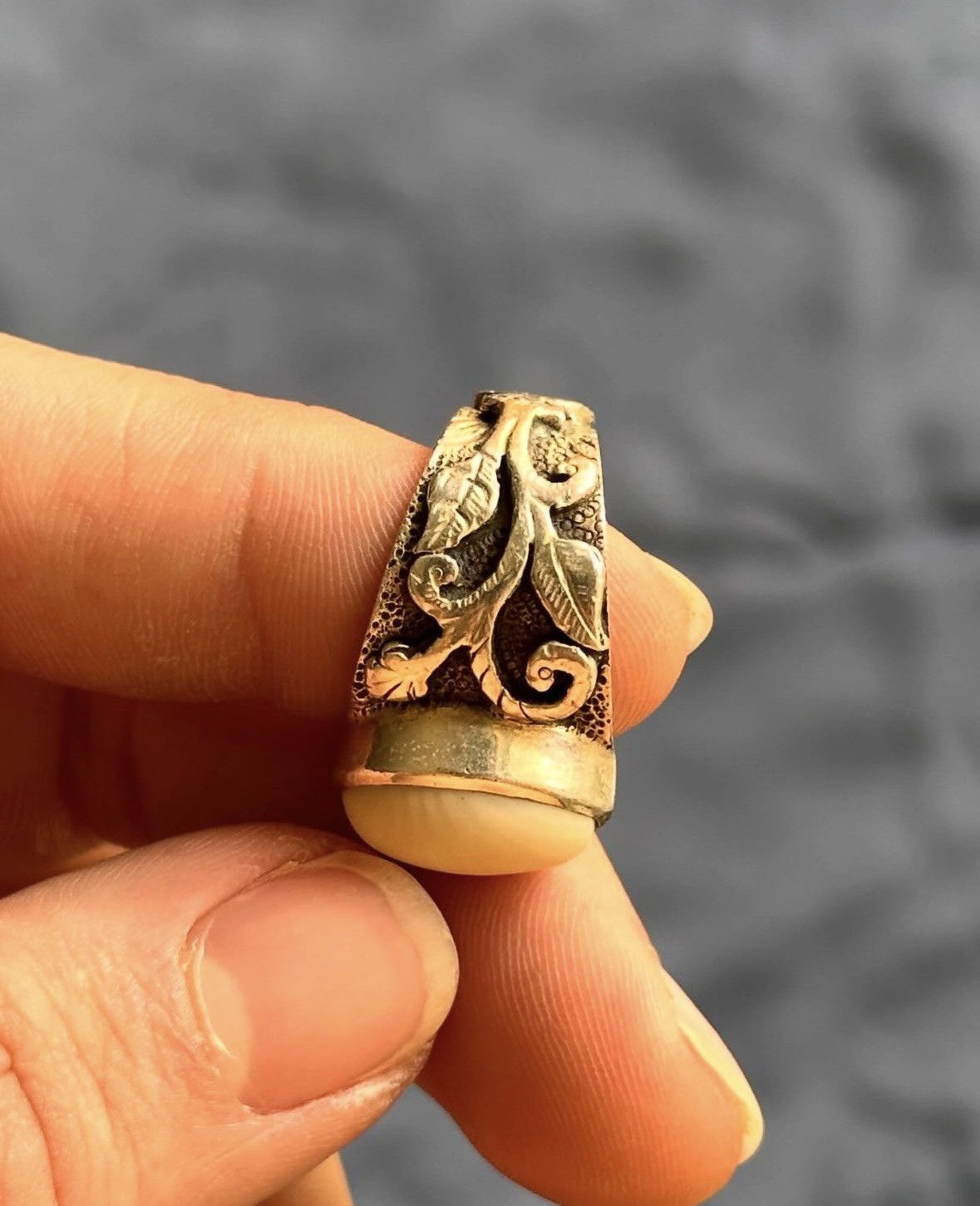 Jewelry × Vintage rare ‘SILPADA’ Sterling Vintage Bone ring, sz: 7 Size ONE SIZE - 5 Thumbnail