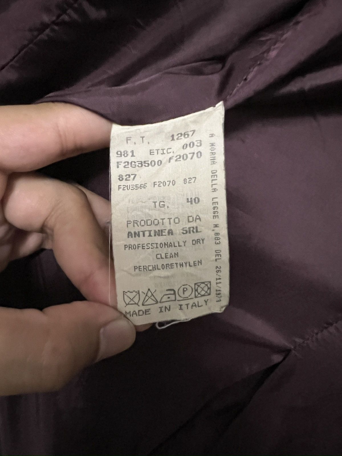 Emporio Armani 399. Vintage 90s Emporio Armani coat Size S / US 4 / IT 40 - 8 Thumbnail