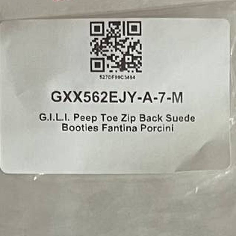Other G.I.L.I. Peep Toe Zip Back Suede Booties Size 7 M Size US 7 / IT 37 - 10 Thumbnail