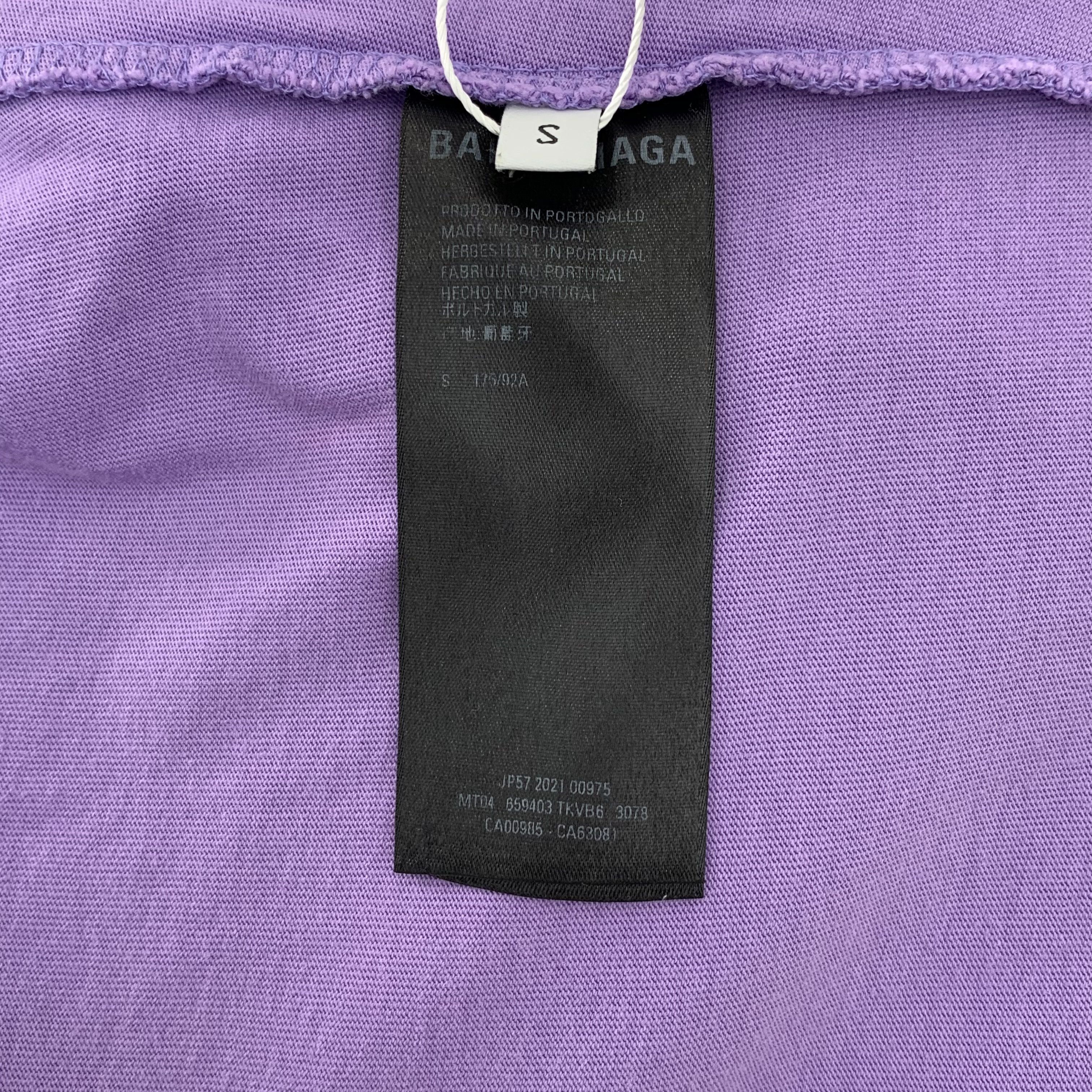Balenciaga Balenciaga Purple Logo Hoodie (S) Size US S / EU 44-46 / 1 - 5 Thumbnail