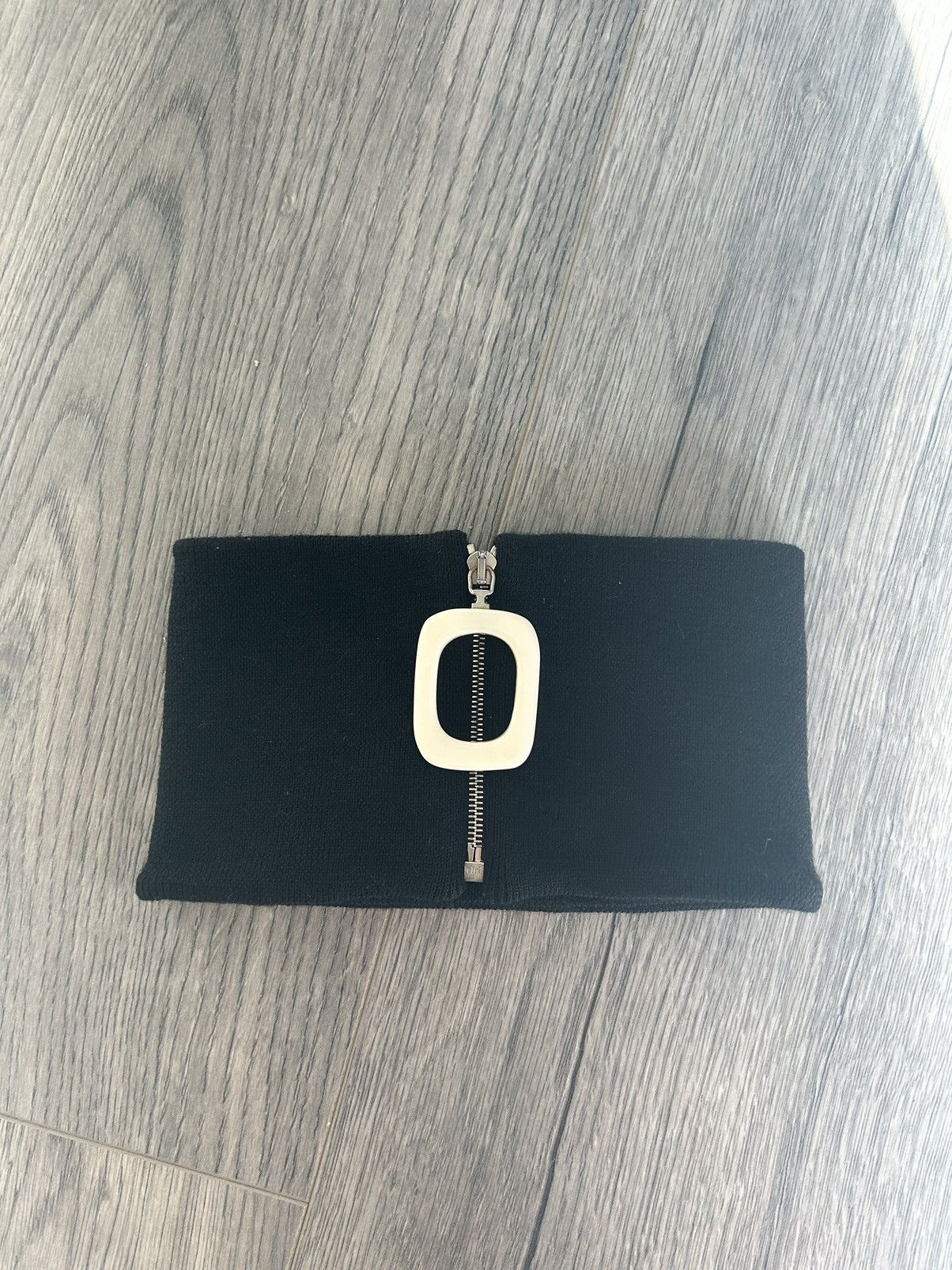image of J W Anderson J.w. Anderson Zipped Neckband in Black, Men's