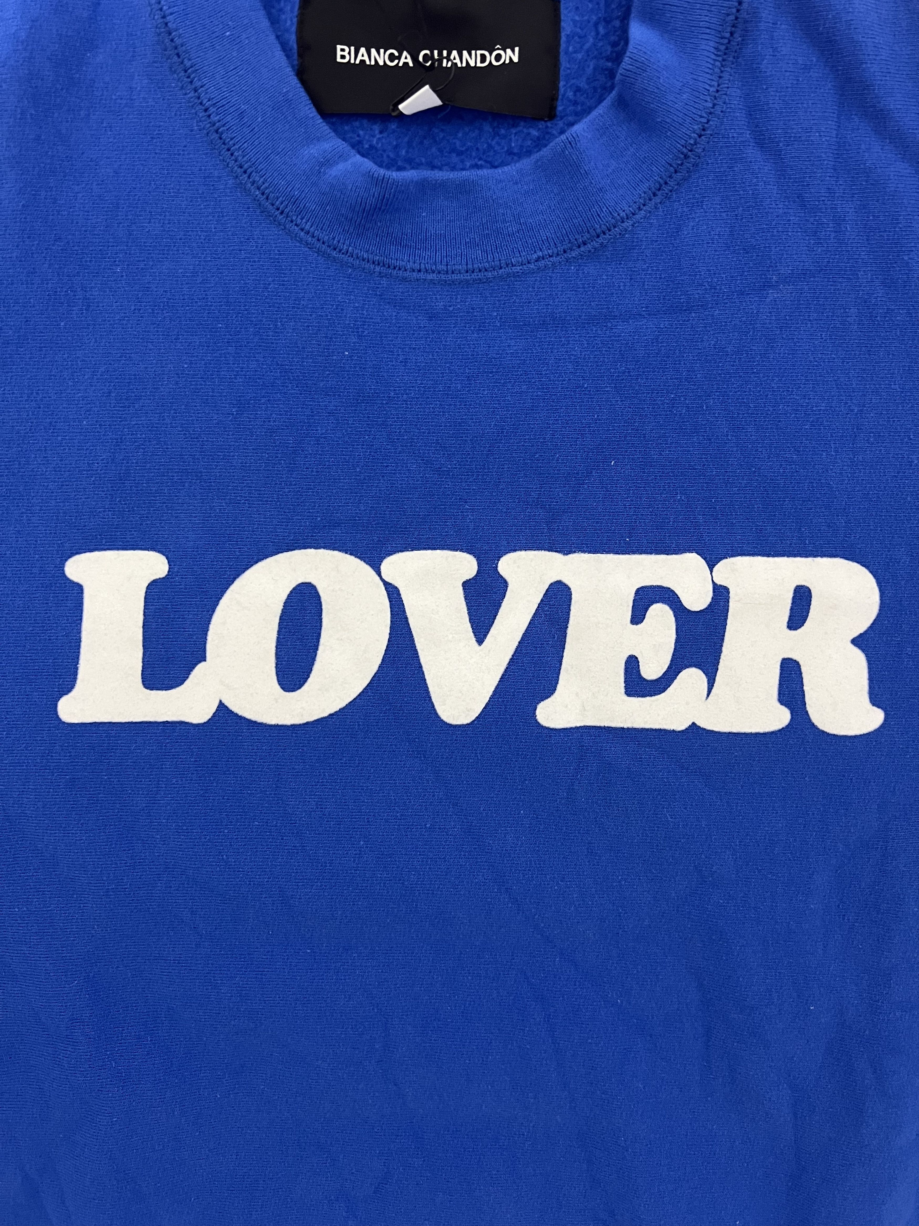 BIANCA CHANDON 💚 Bianca Chandon Lover Crewneck Blue Medium NEW Size US M / EU 48-50 / 2 - 6 Thumbnail