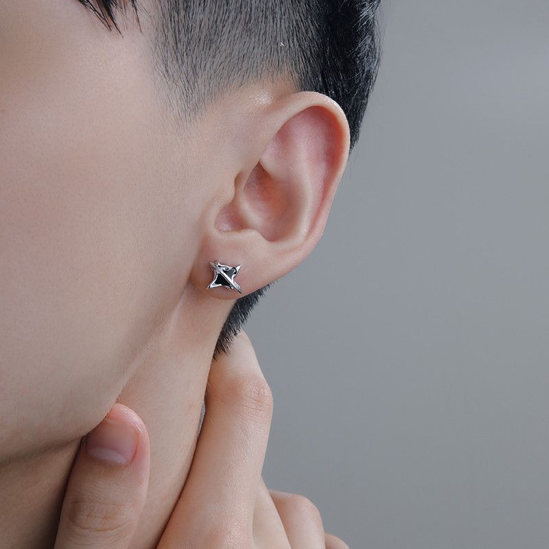 Jewelry Matchless Earrings One Pairs Chrome Jewelry Size ONE SIZE - 4 Thumbnail