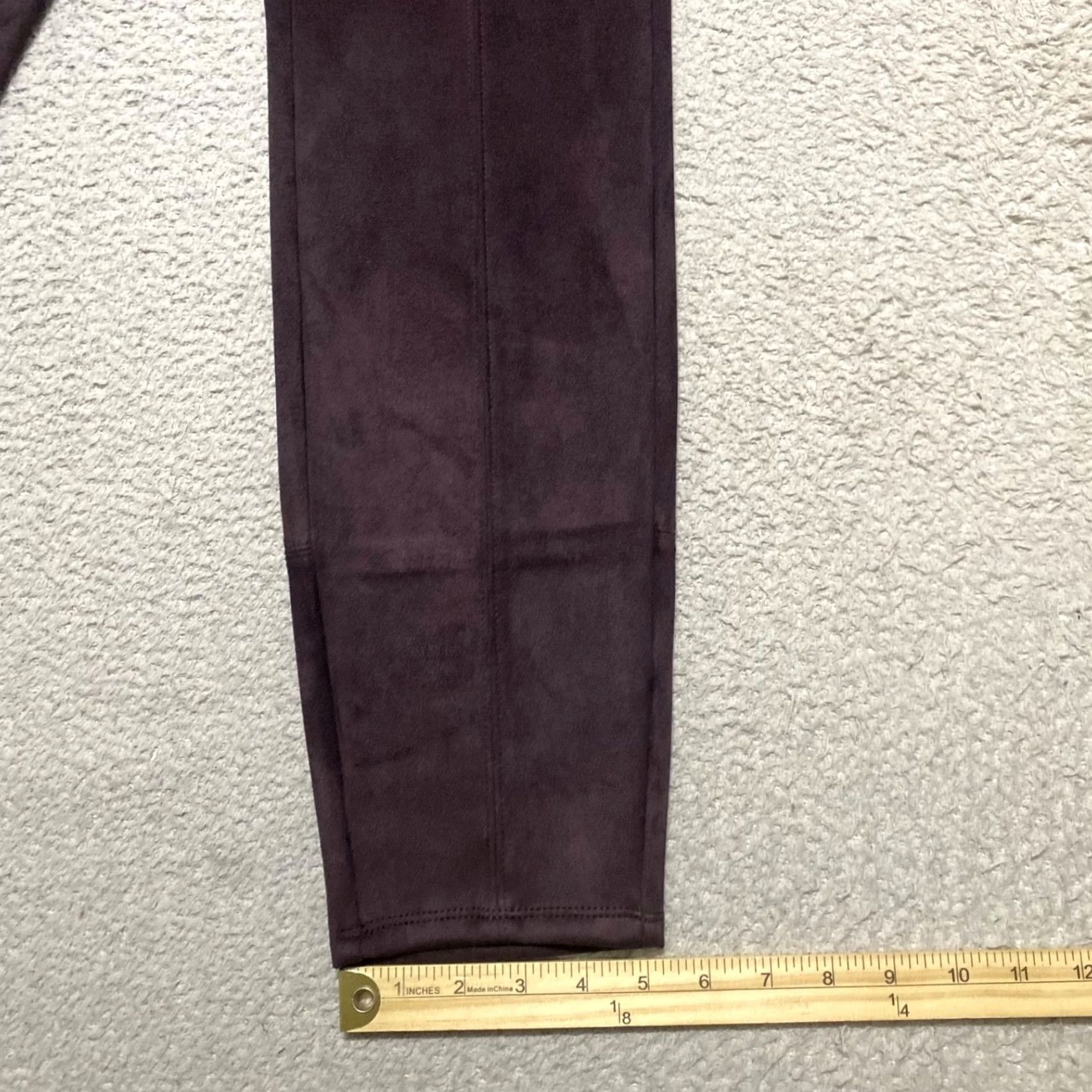 J. Jill J. Jill Womens Slim Pants Black Velour Wearever Collection Pull On Skinny Jegging与Wearever Size 28" / US 6 / IT 42 - 5 Thumbnail
