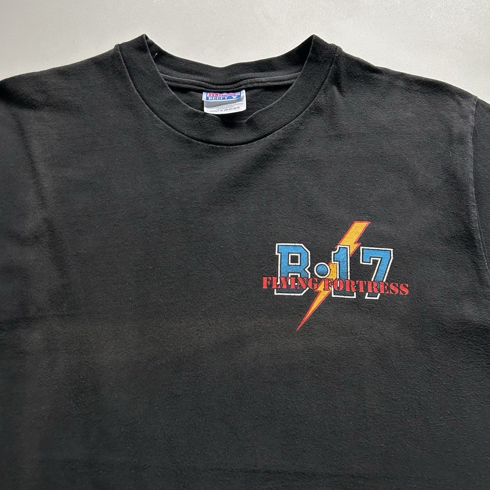 Hanes Vintage B-17 Flying Fortress Shirt Medium 90s Hanes Beefy T Size US M / EU 48-50 / 2 - 4 Thumbnail