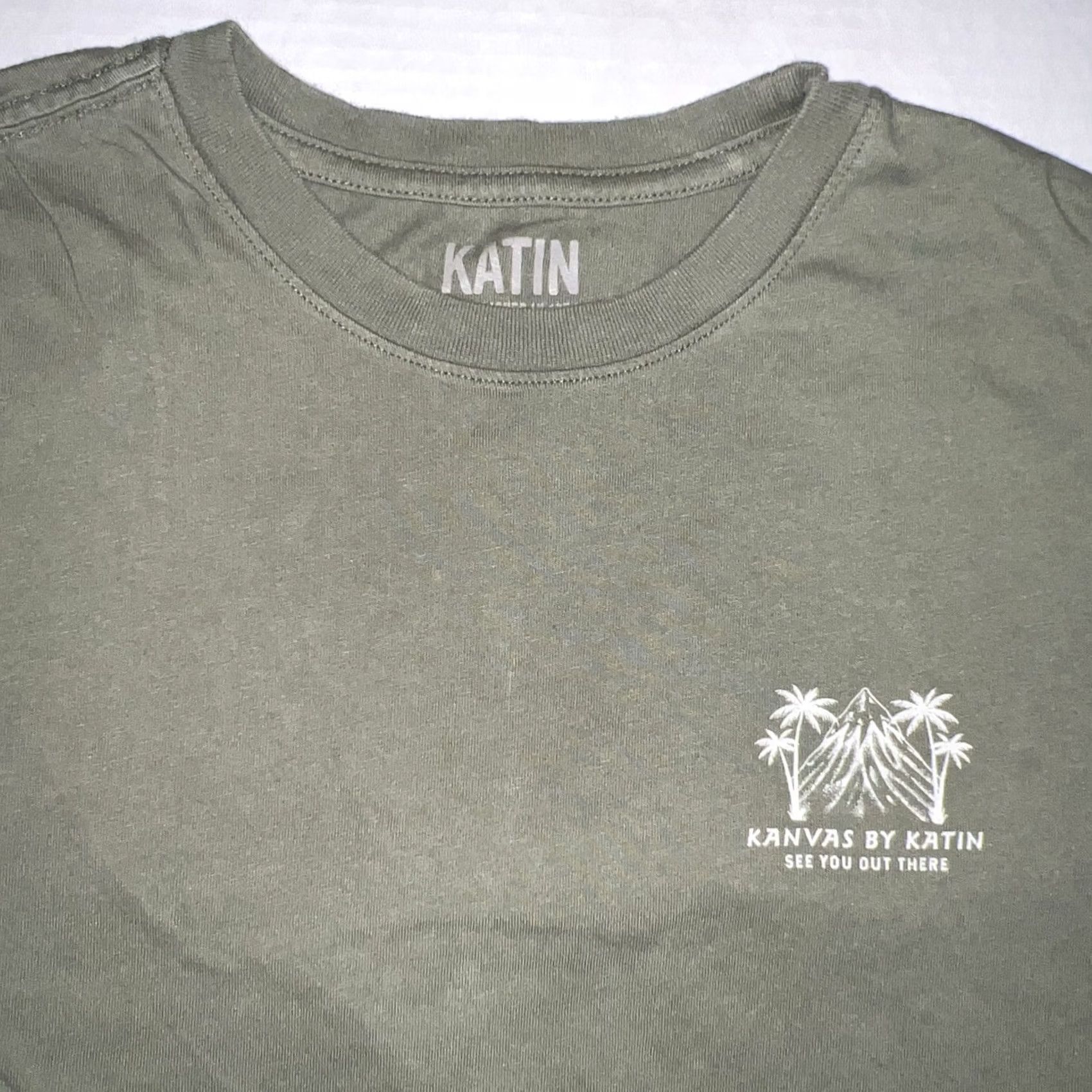 Katin VINTAGE Katin Shirt Surfer M Green Crew Neck Short Sleeve Limited Edition Kanvas See You Out There Surfers Men Size US M / EU 48-50 / 2 - 4 Thumbnail