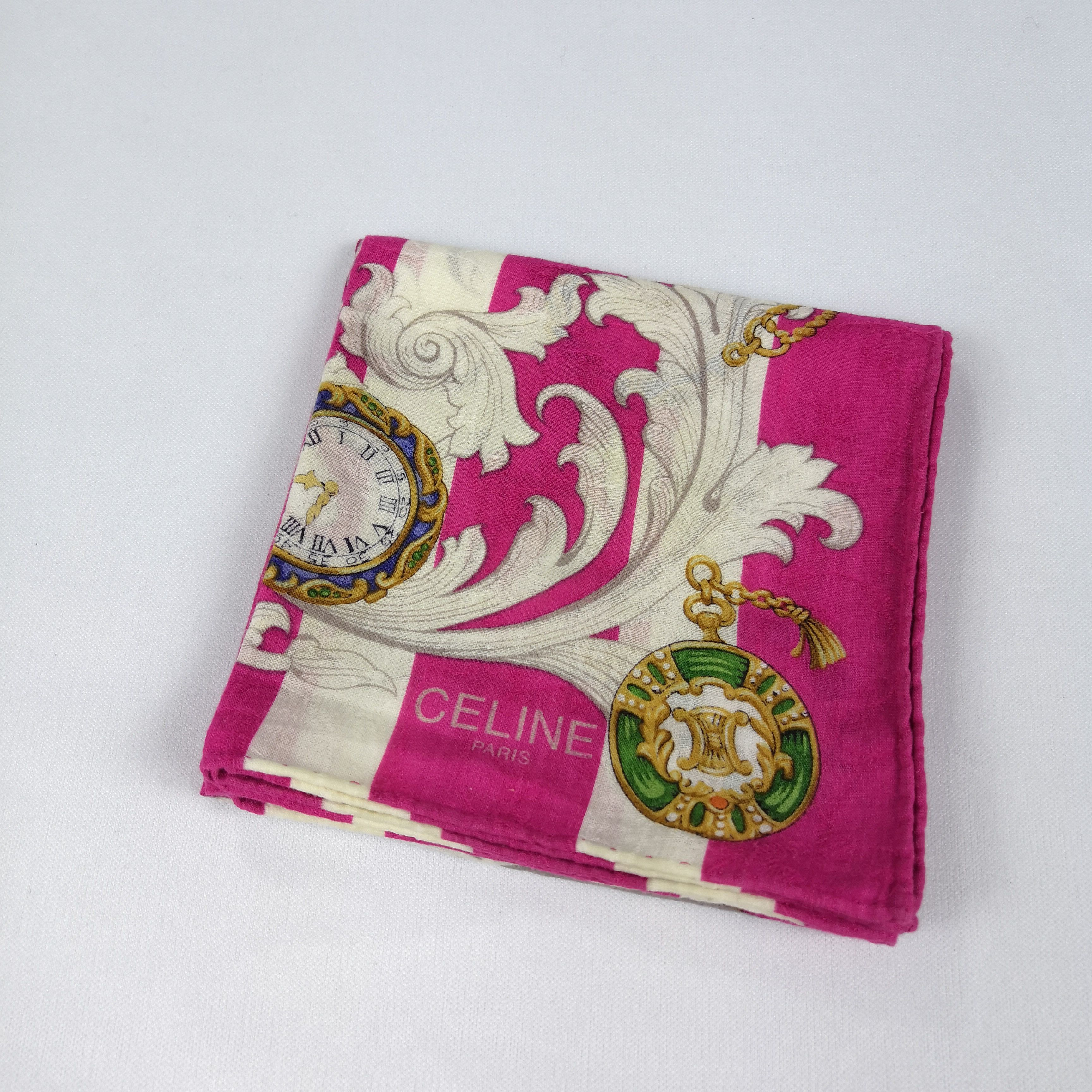 Celine Vintage Celine Handkerchief Neckerchief Bandana Size ONE SIZE - 4 Thumbnail