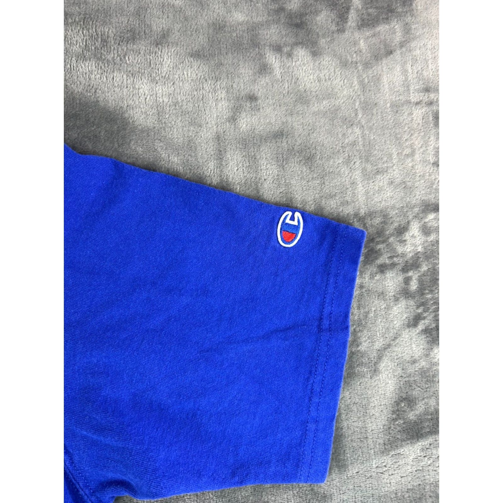 Champion VINTAGE Champion T-Shirt Large Blue Athletic Fit Men’s Short Sleeve Logo Tee Size US L / EU 52-54 / 3 - 2 Thumbnail