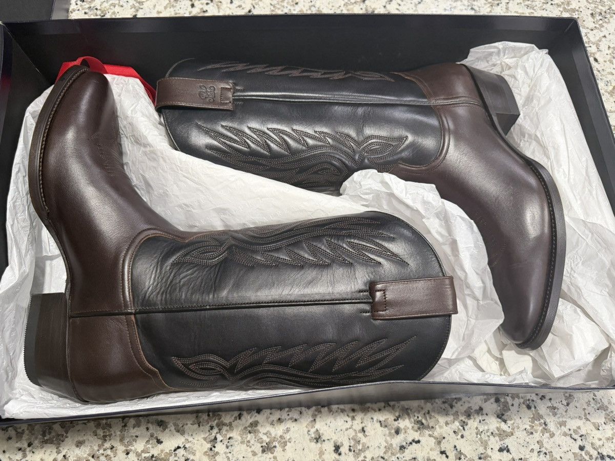Ralph Lauren Purple Label Ralph Lauren Purple Label Calf Mid-cut Western Boots Size US 9 / EU 42 - 3 Thumbnail