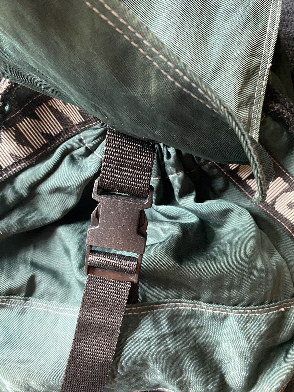 DKNY × Designer DKNY Forest Green Nylon Backpack Size ONE SIZE - 3 Thumbnail