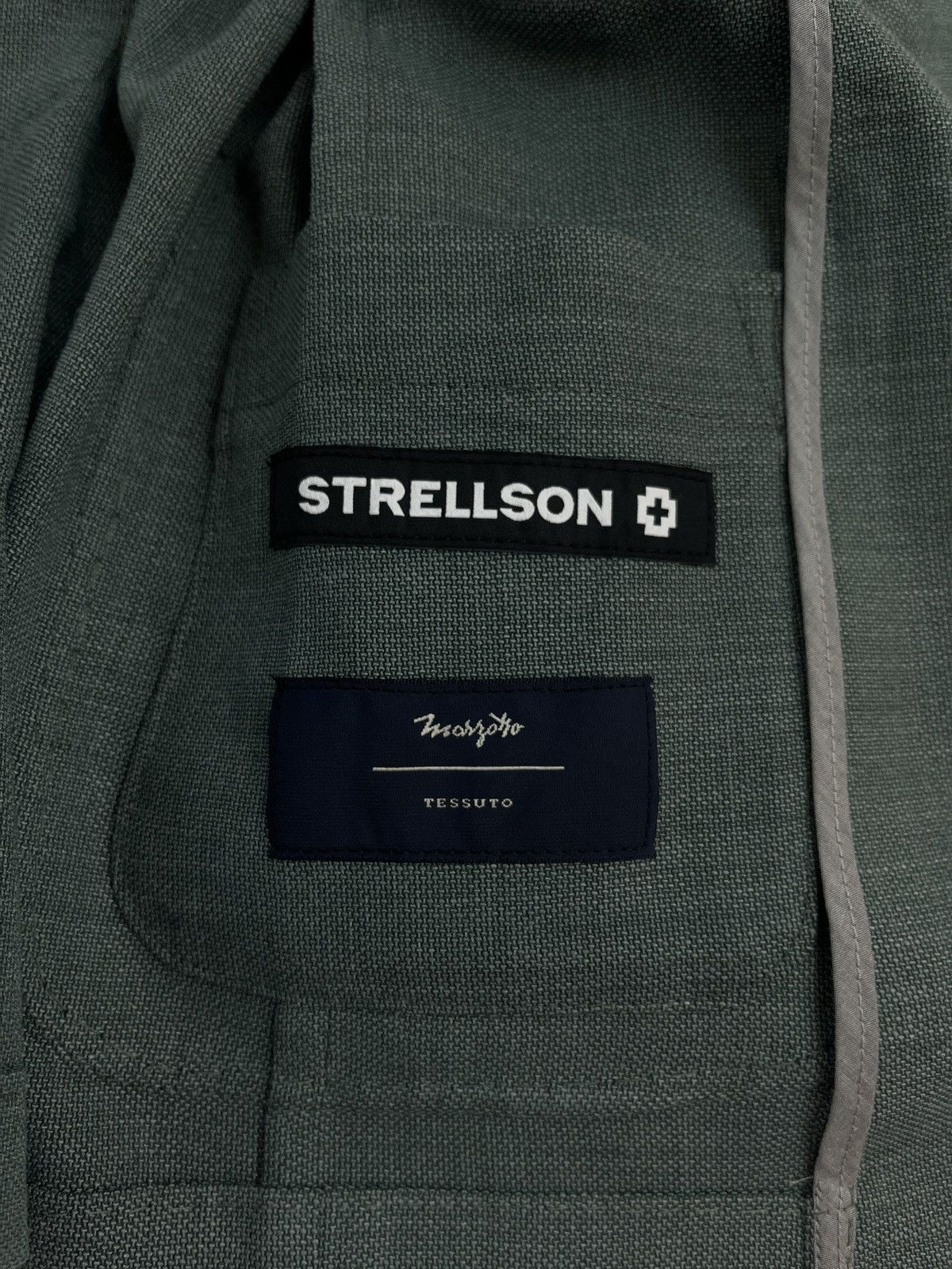 Strellson NWOT Strellson Single Breasted Unconstracted Wool Blazer Size 42S - 10 Thumbnail