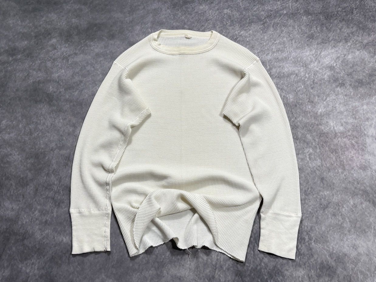 Vintage 1970s Thermal True Vintage Fruit of the Loom Blank Waffle Size US S / EU 44-46 / 1 - 14 Thumbnail