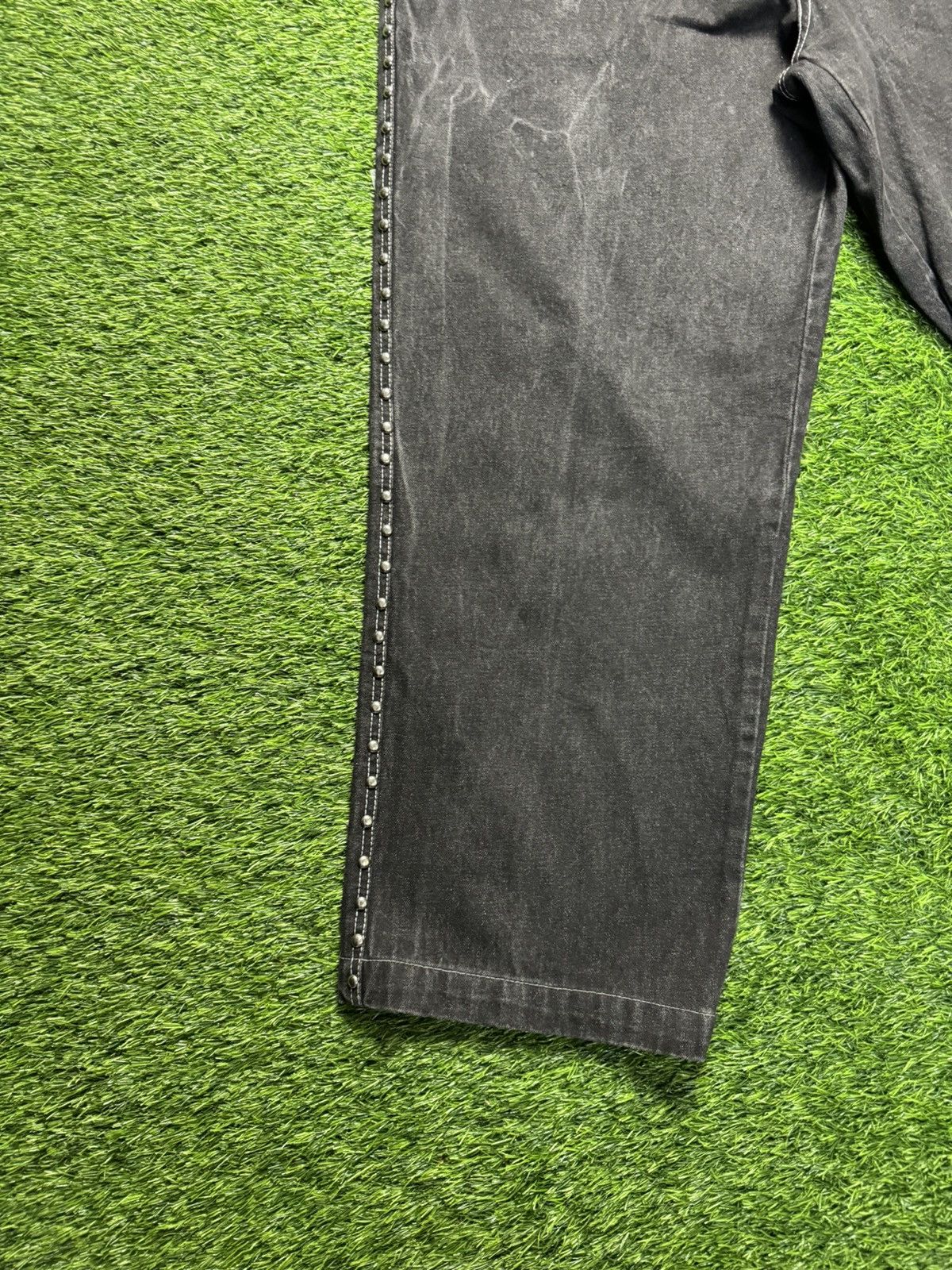 JNCO RAW BLUE - side stud baggy jeans Size US 33 - 4 Thumbnail