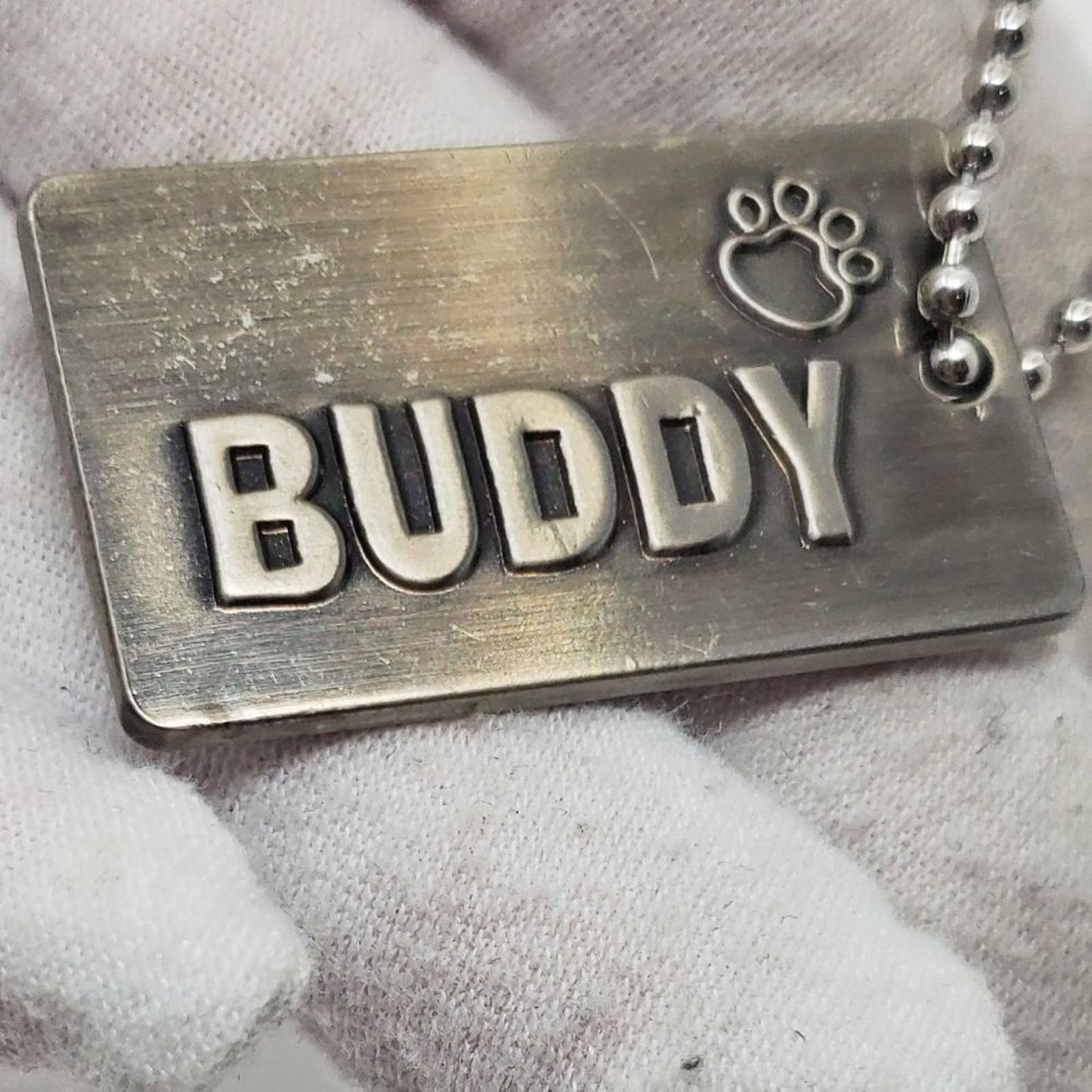 Disney Disney Buddy Paw Print Dog Tag Necklace Loyal Companionship Size ONE SIZE - 5 Thumbnail