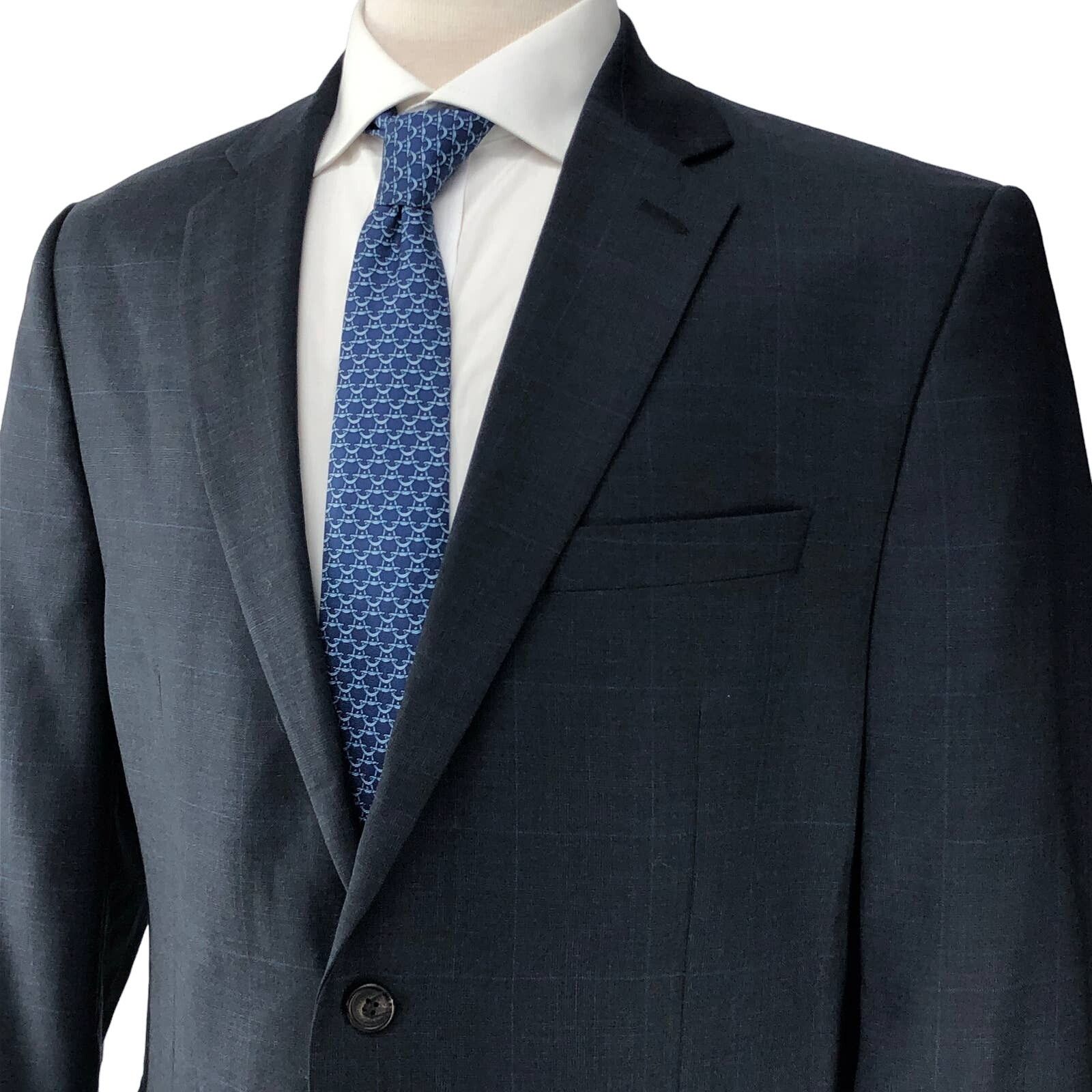 Lauren Ralph Lauren Ralph Lauren LRL Mens Size 40R Sport Coat Blazer Jacket Gray Size 40R - 2 Thumbnail