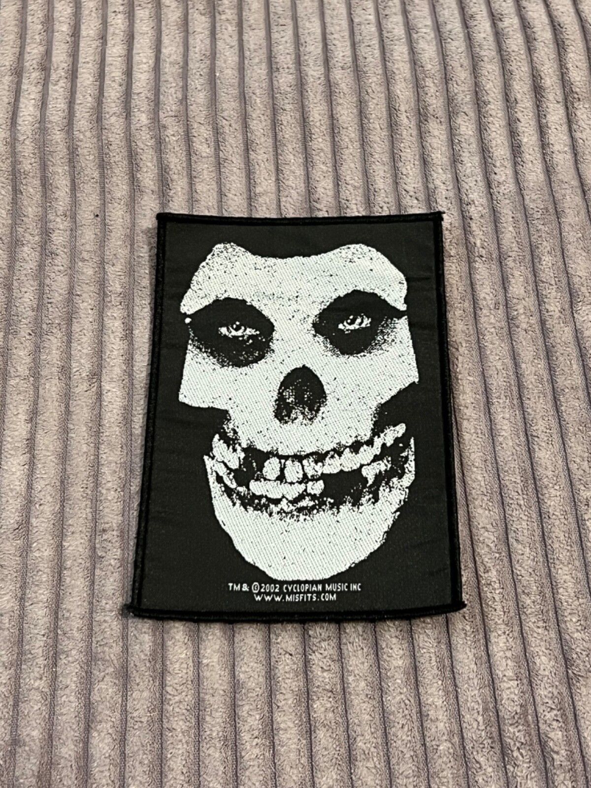 Band Tees Vintage 2002 Misfits Skull Horror Punk Metal Small Patch New Size ONE SIZE - 1 Thumbnail