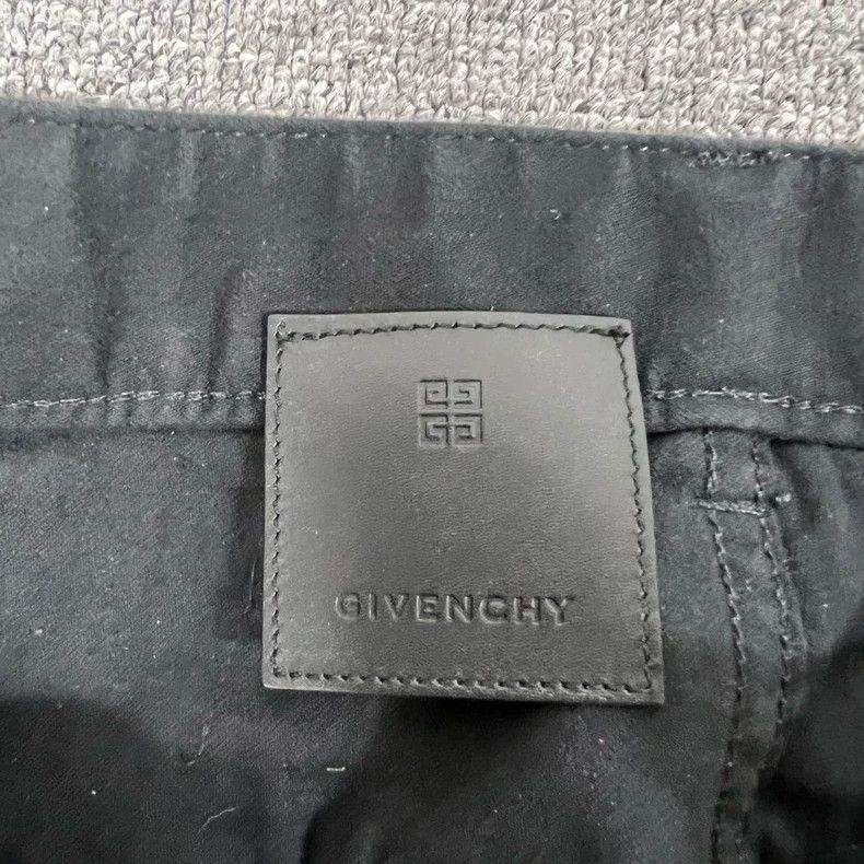 Givenchy Givenchy Givenchy Black Green Distressed Denim Pants -2507 Size US 31 - 4 Thumbnail