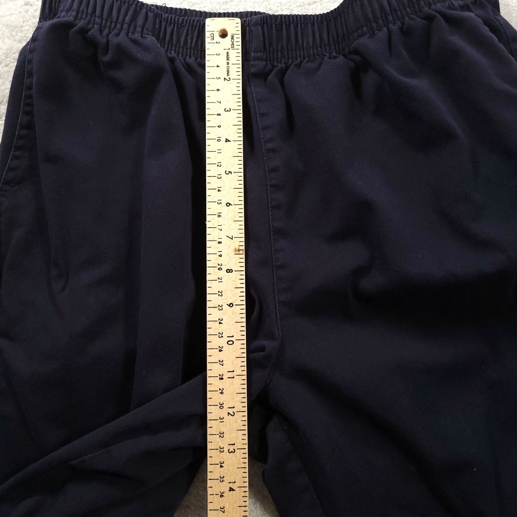 Vintage VINTAGE Cabin Creek Pull-On Capri Pants Womens 14P Petite Blue Elastic Waist Pockets Size 36" / US 14 / IT 50 - 6 Thumbnail