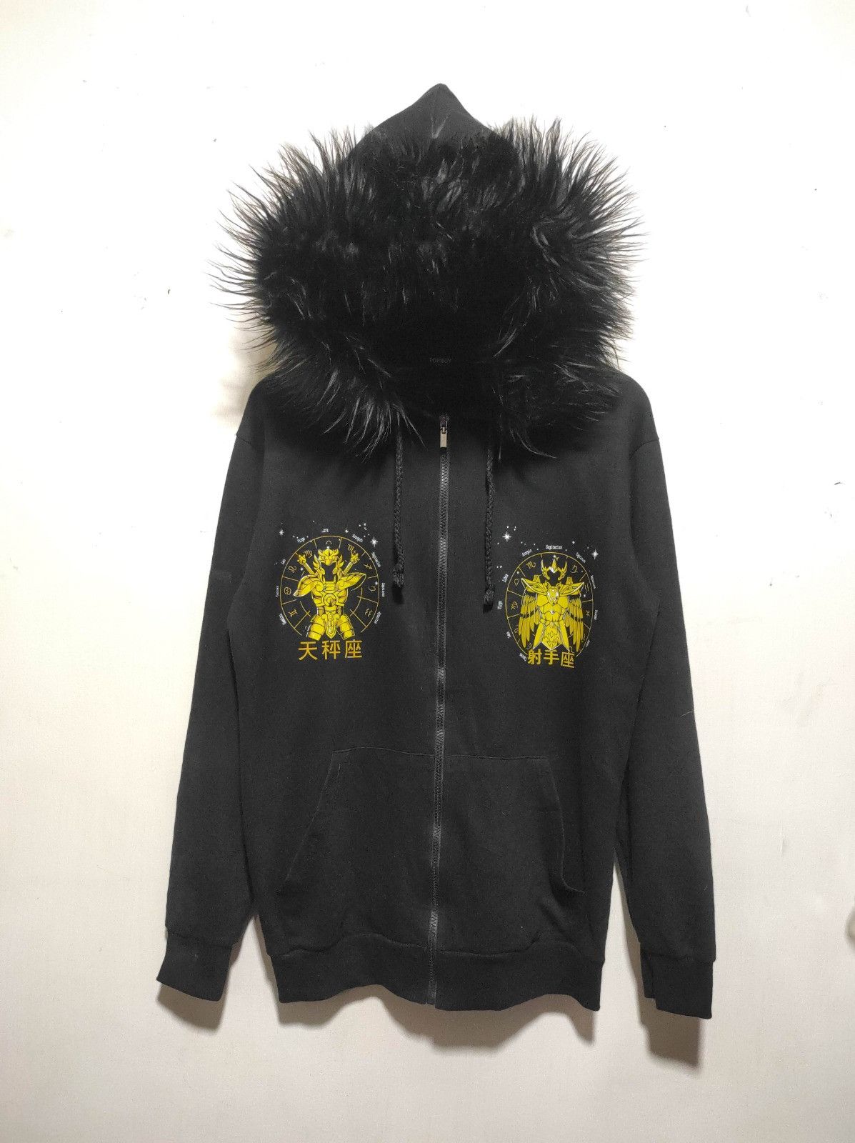 Japanese Brand Topboy black zipper fur hoodie ifsix LGB style Size US M / EU 48-50 / 2 - 2 Thumbnail