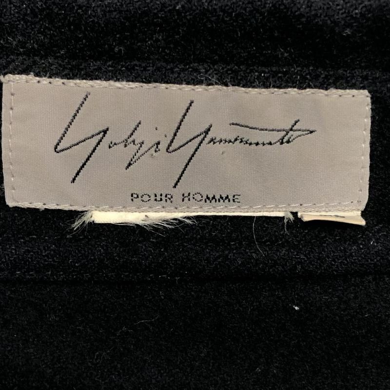 Yohji Yamamoto Pour Homme 90s archive wool melton long shirts Size US M / EU 48-50 / 2 - 7 Thumbnail