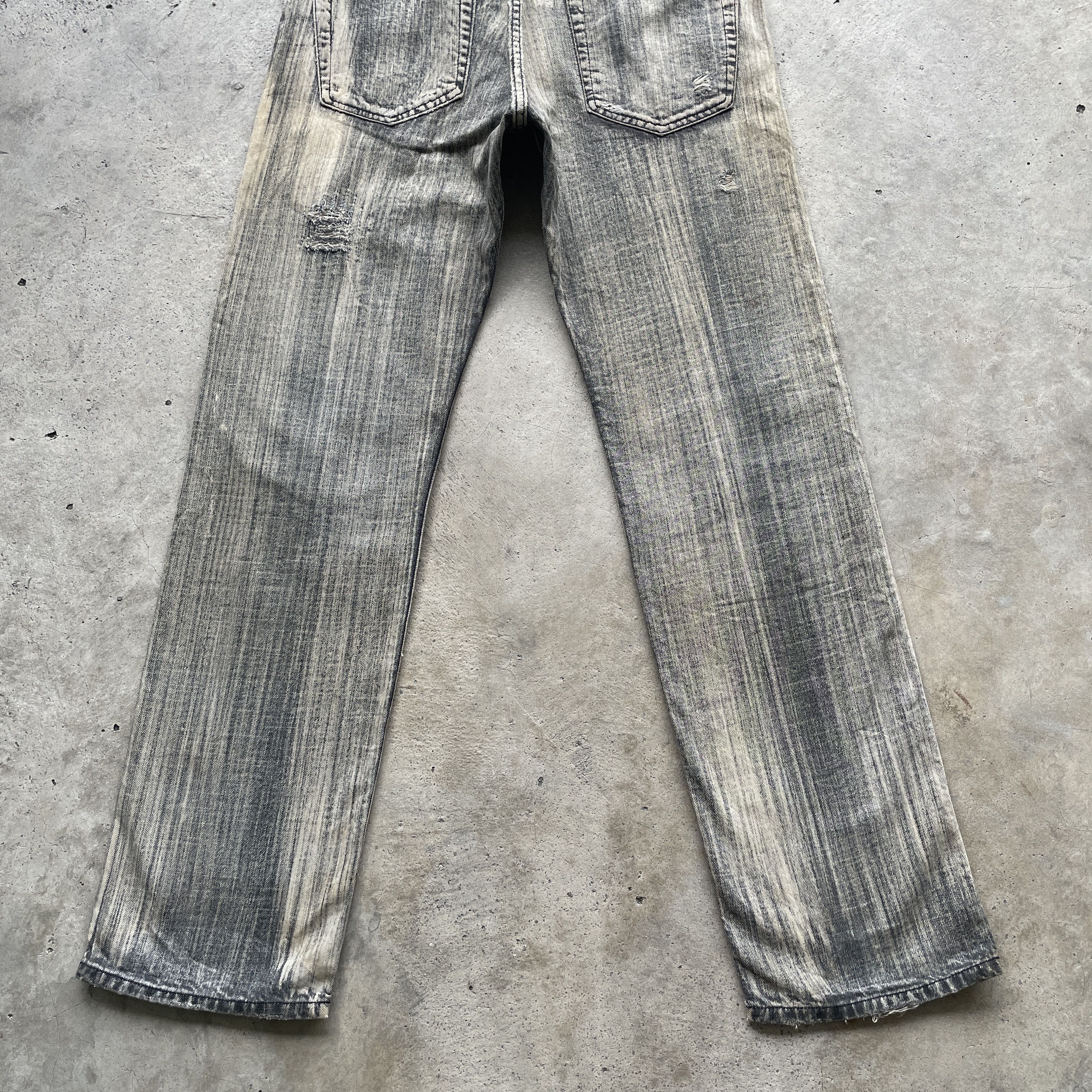 Japanese Brand × Vintage Vintage Japanese Acid Wash Distressed Faded Jeans Pants W32 Size US 32 / EU 48 - 11 Thumbnail