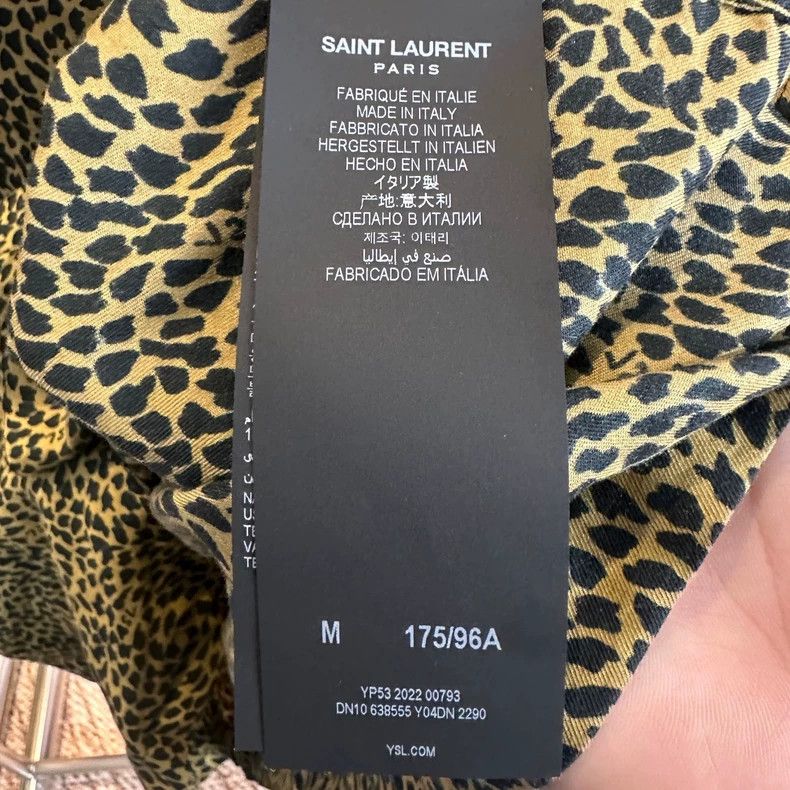 Saint Laurent Paris saint laurent parisClassic Leopard Short Sleeve Shirt 2503- Size US M / EU 48-50 / 2 - 4 Thumbnail