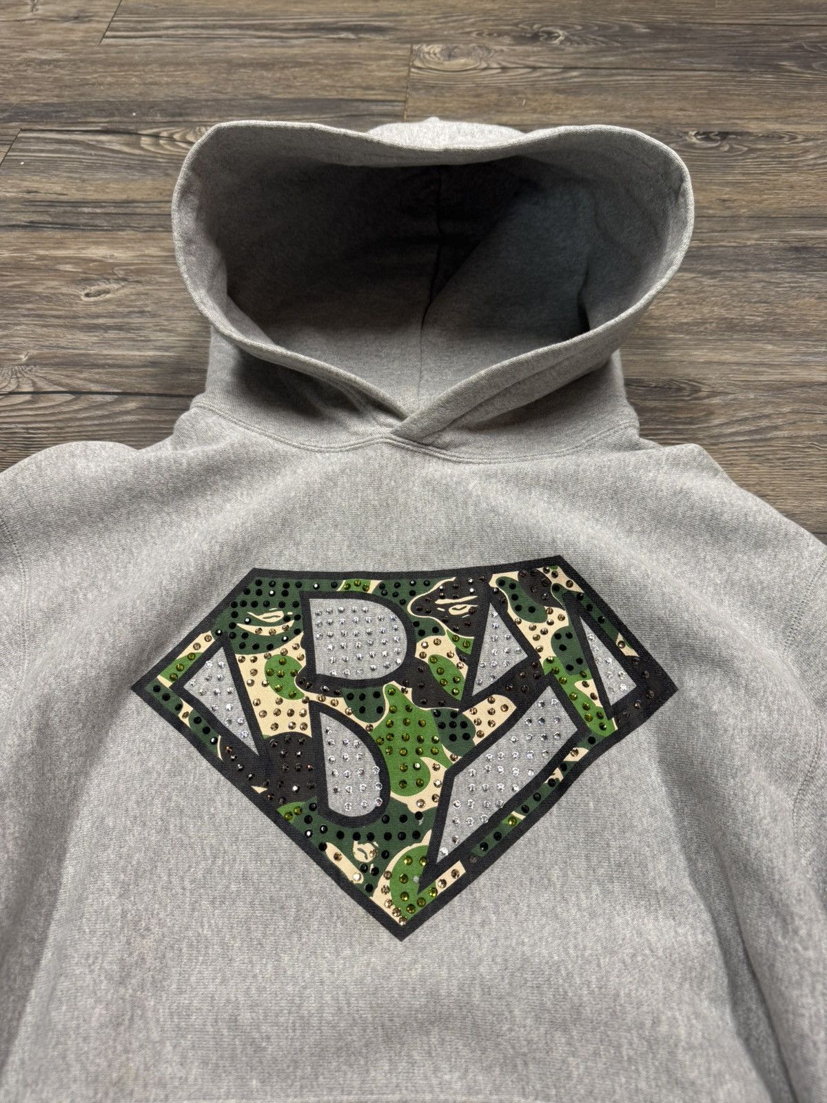 Bape Bape Rhinestone Hoodie Size US M / EU 48-50 / 2 - 3 Thumbnail