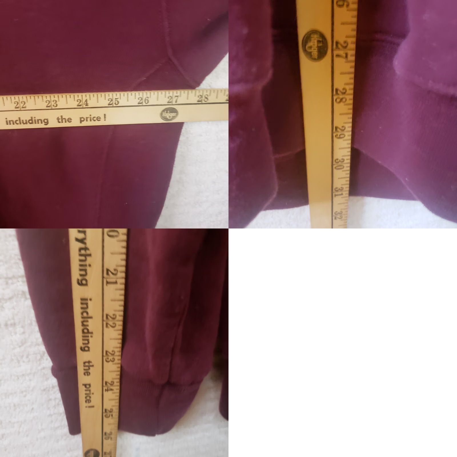 Russell Athletic VINTAGE Russell Athletic Hoodie Men 2XL Maroon Jersey Grunge 90s Pockets Pullover Size US XXL / EU 58 / 5 - 9 Thumbnail