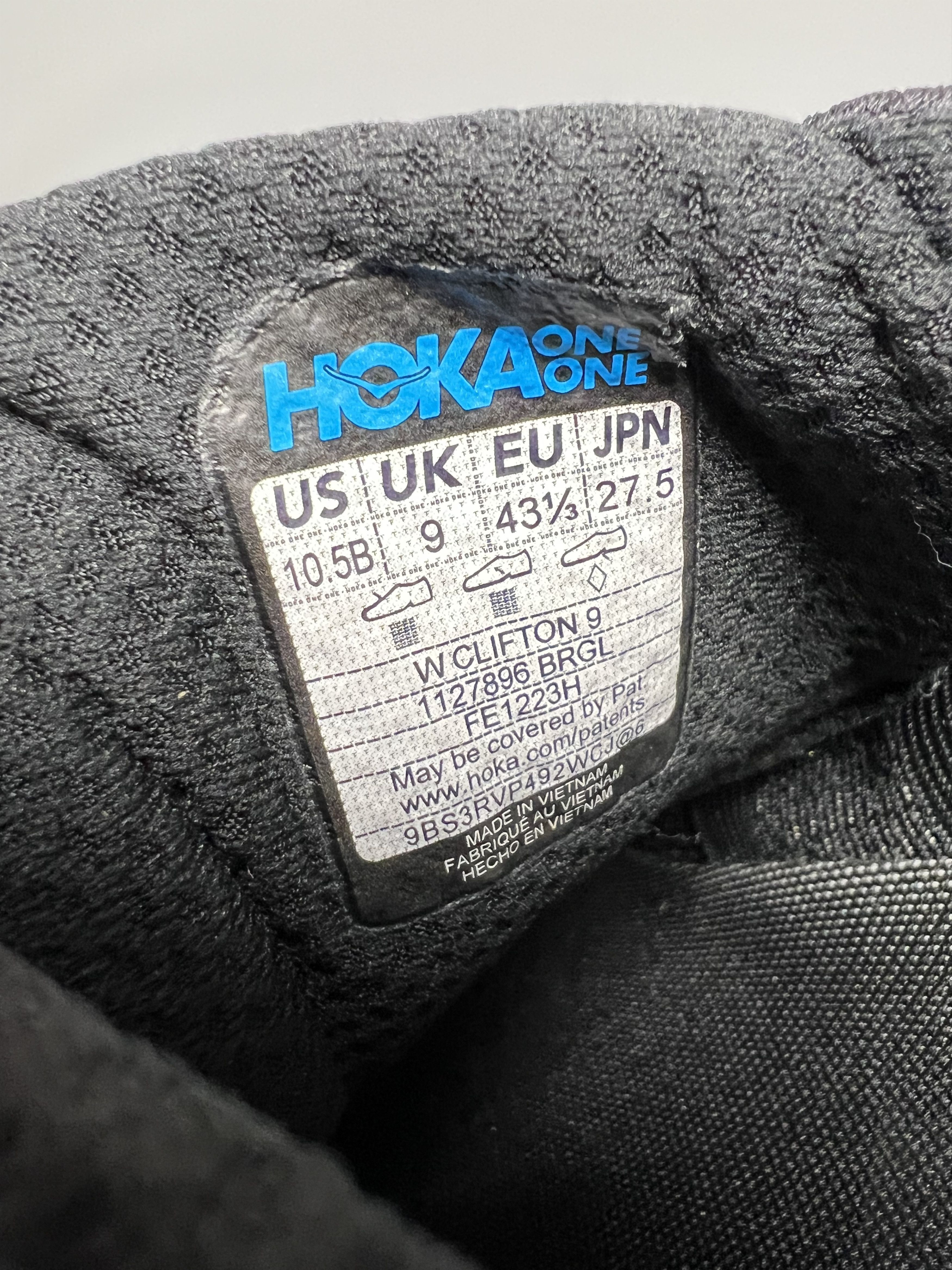 Hoka 10.5B Hoka One One Clifton 9 Running Shoes Walking Gym Size US 10.5 / IT 40.5 - 11 Thumbnail