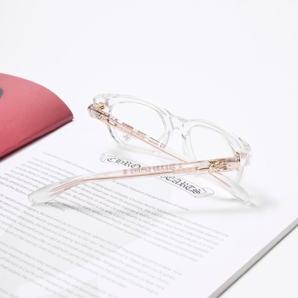 Chrome Hearts CHROME HEARTS DOOABLE CRYSTAL/ 18KGP GLASSES Size ONE SIZE - 7 Thumbnail